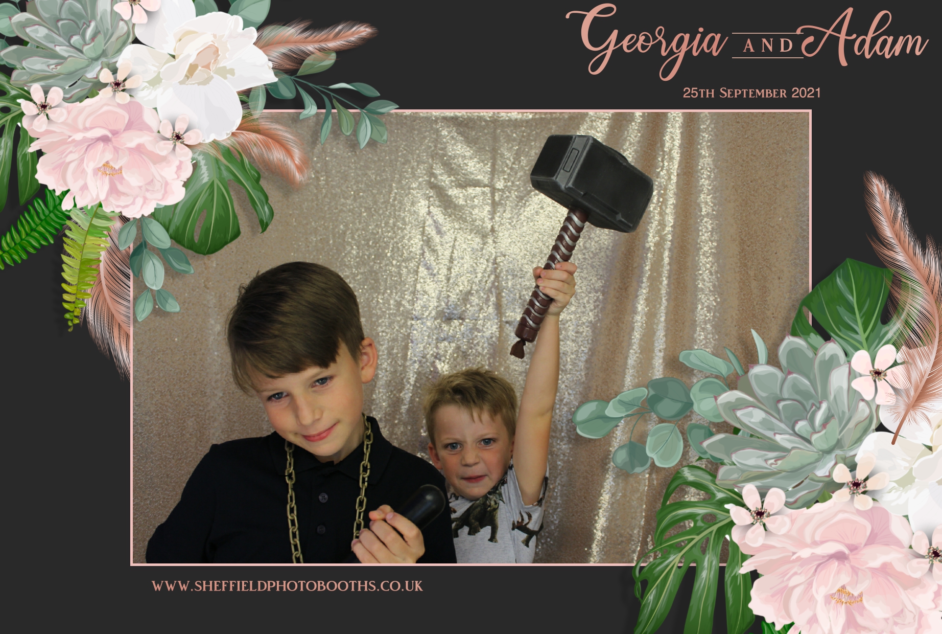 Georgia & Adam's Wedding | View more photos from the event at gallery.4frontevents.co.uk/u/sheffieldphotobooths/Georgia-Adams-Wedding