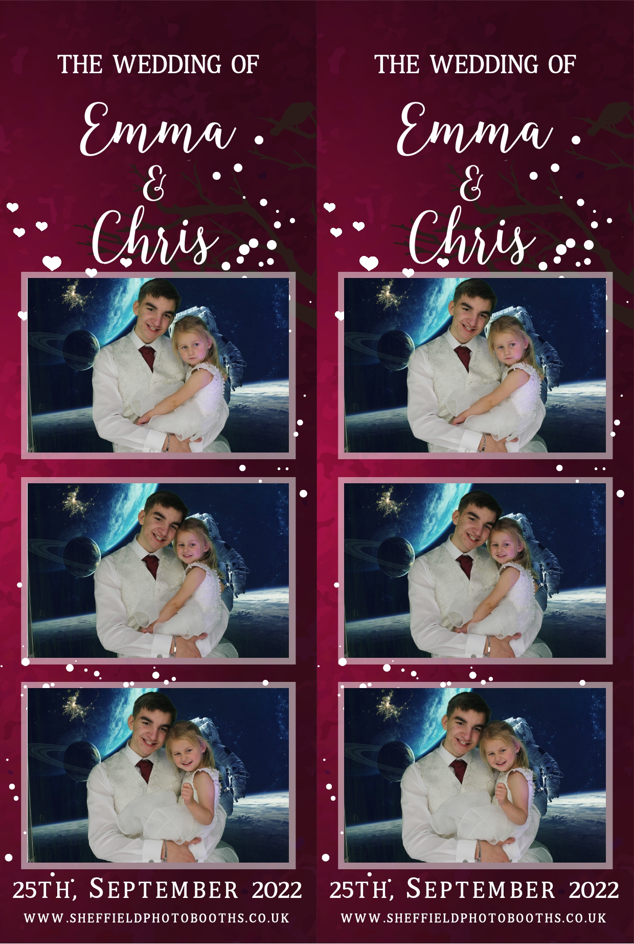 Emma & Chris' Wedding | View more photos from the event at gallery.4frontevents.co.uk/u/sheffieldphotobooths/Emma-Chris-Wedding