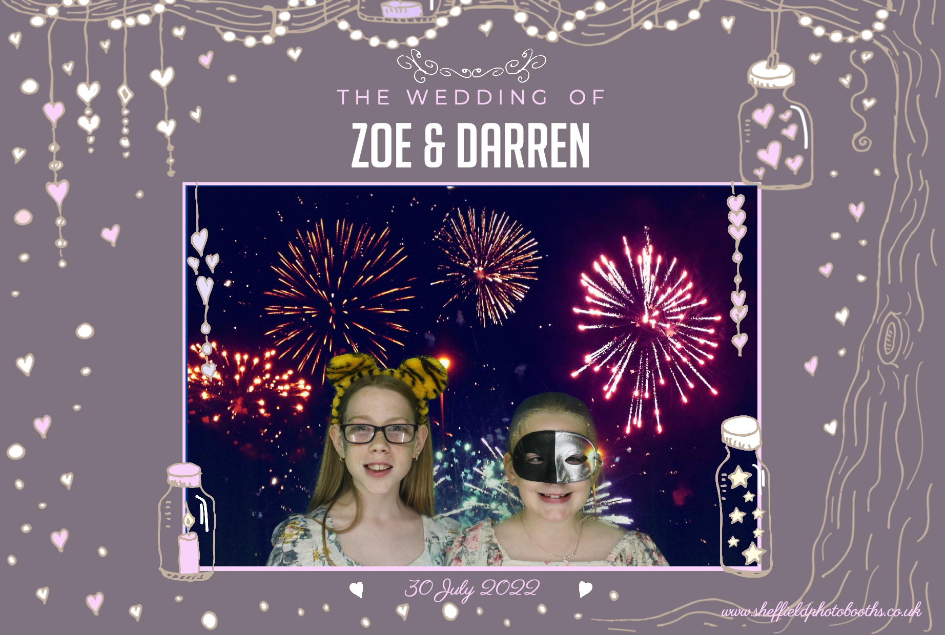 Mr & Mrs Darwin | View more photos from the event at gallery.4frontevents.co.uk/u/sheffieldphotobooths/Mr-Mrs-Darwin