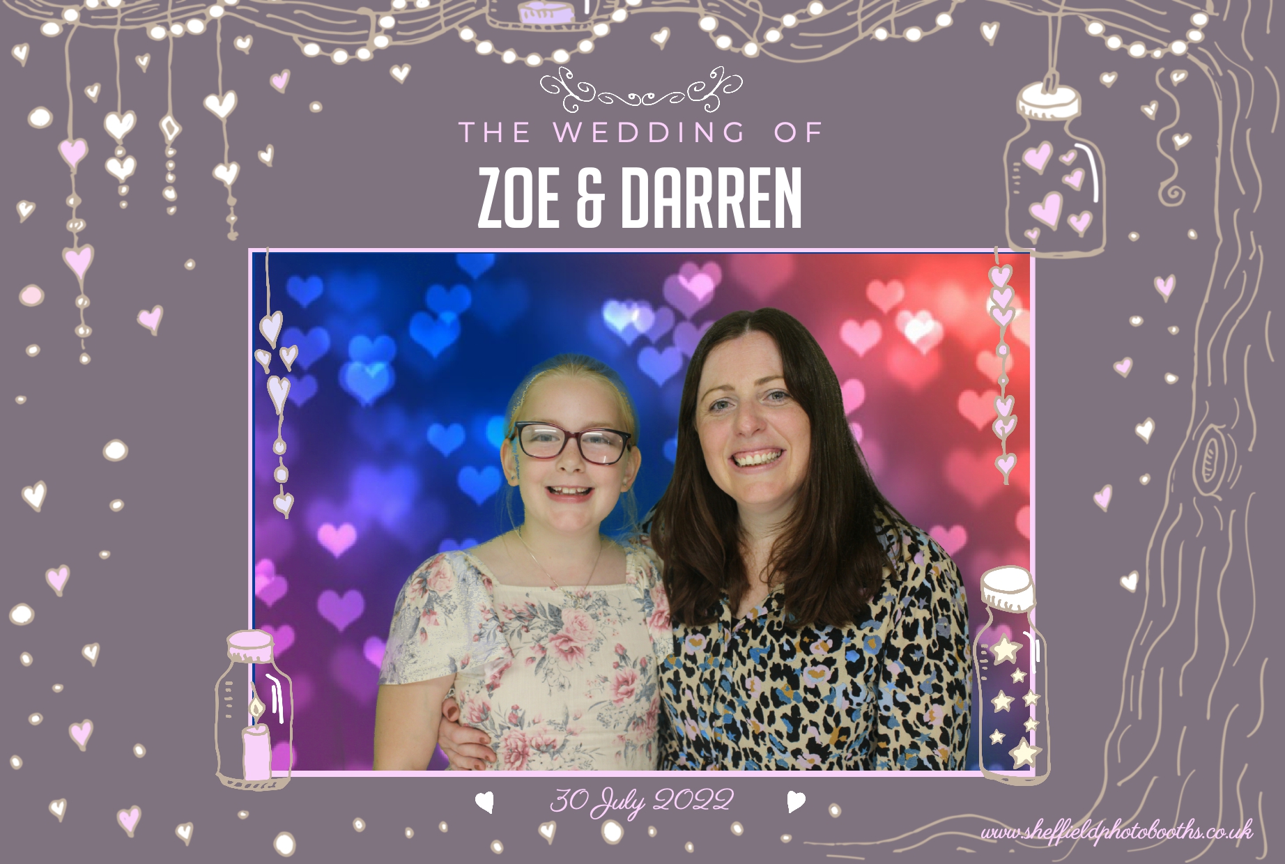 Mr & Mrs Darwin | View more photos from the event at gallery.4frontevents.co.uk/u/sheffieldphotobooths/Mr-Mrs-Darwin