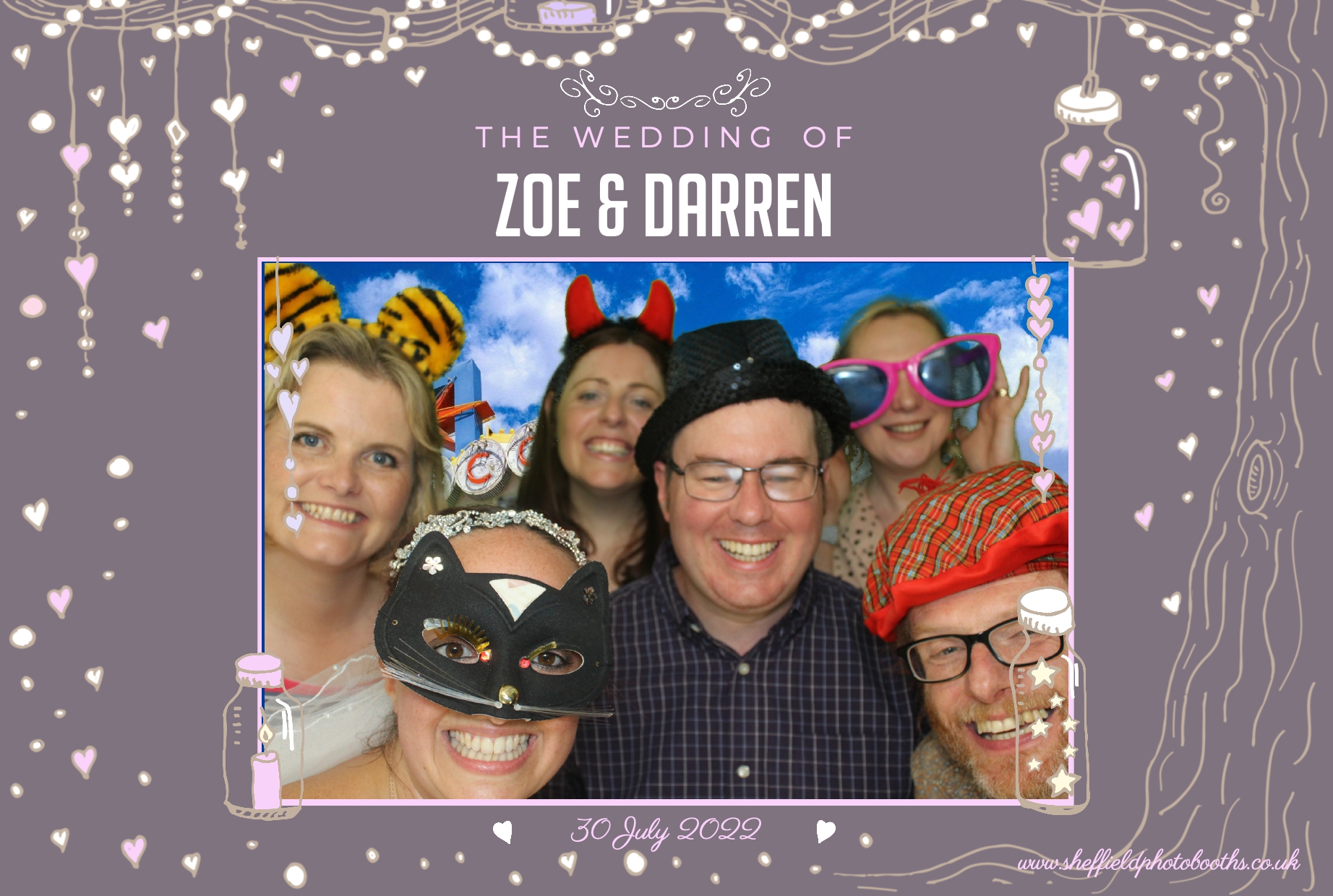 Mr & Mrs Darwin | View more photos from the event at gallery.4frontevents.co.uk/u/sheffieldphotobooths/Mr-Mrs-Darwin