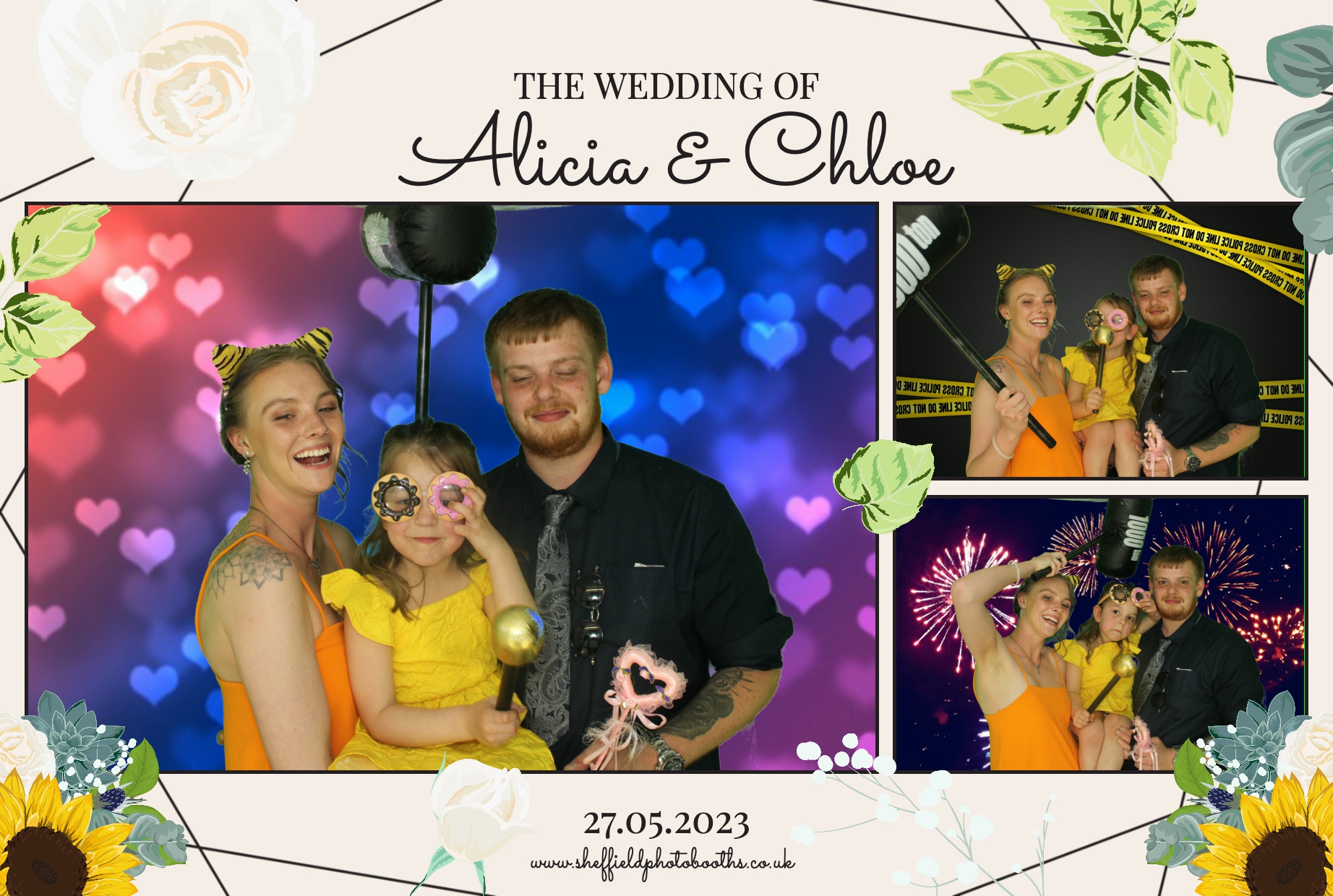 Alicia & Chloe's Wedding | View more photos from the event at gallery.4frontevents.co.uk/u/sheffieldphotobooths/Alicia-Chloes-Wedding