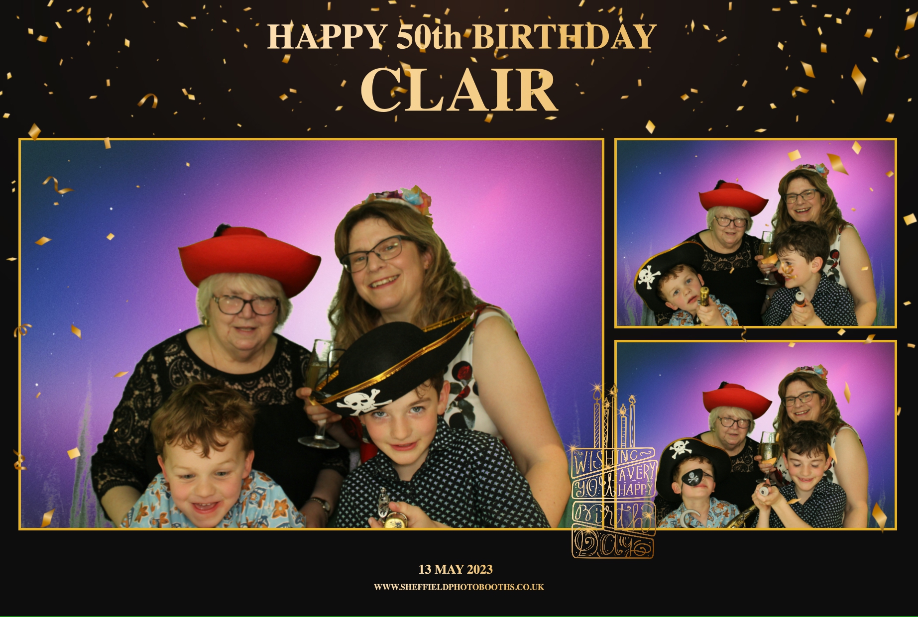 Clair's 50th Birthday | View more photos from the event at gallery.4frontevents.co.uk/u/sheffieldphotobooths/Clairs-50th-Birthday