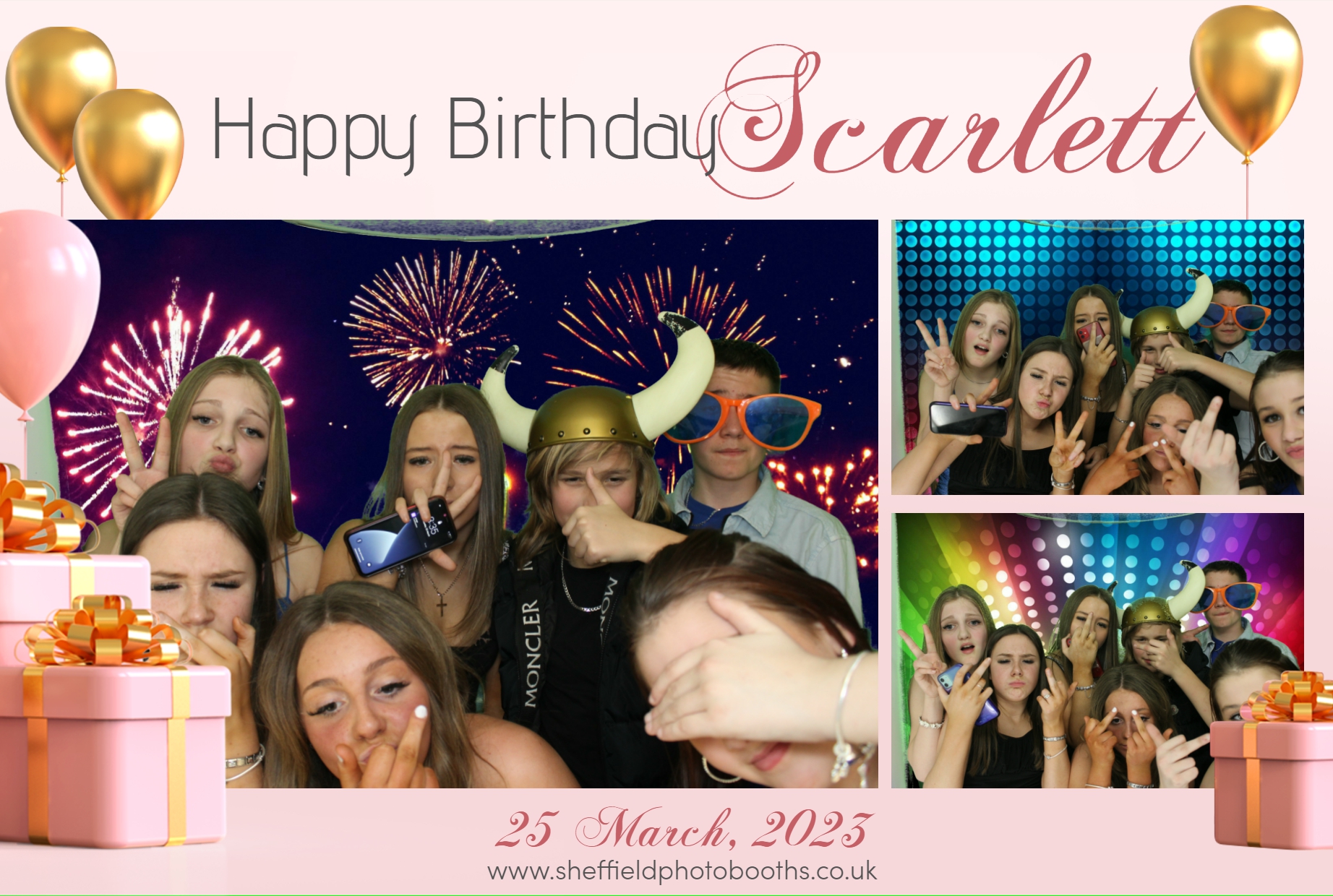 Scarlett's 13th Birthday | View more photos from the event at gallery.4frontevents.co.uk/u/sheffieldphotobooths/Scarletts-13th-Birthday