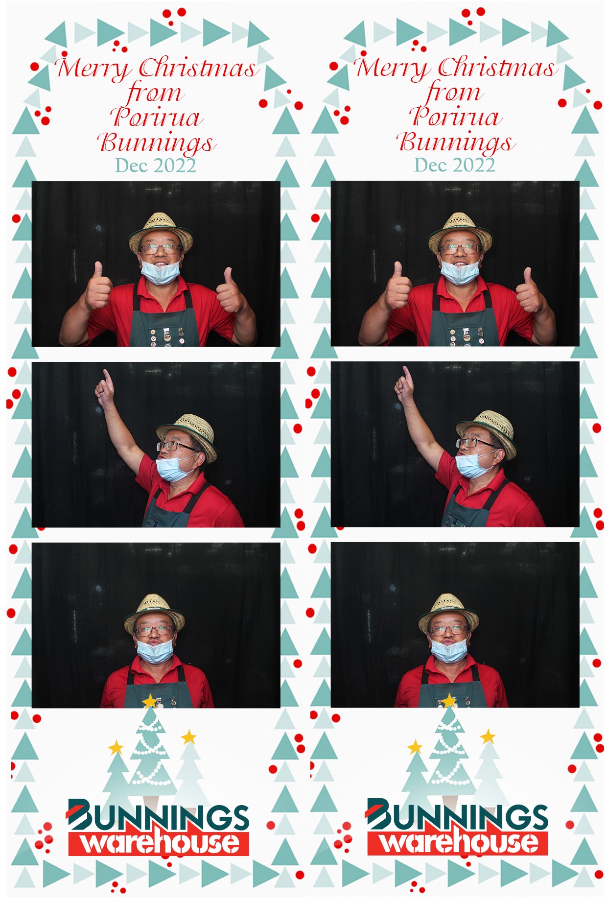 Bunnings - Porirua: 18 Dec 2022 | View more photos from the event at wgtngallery.classicphotobooths.co.nz/u/wgtncpbgallery/Bunnings-Porirua-18-Dec-2022