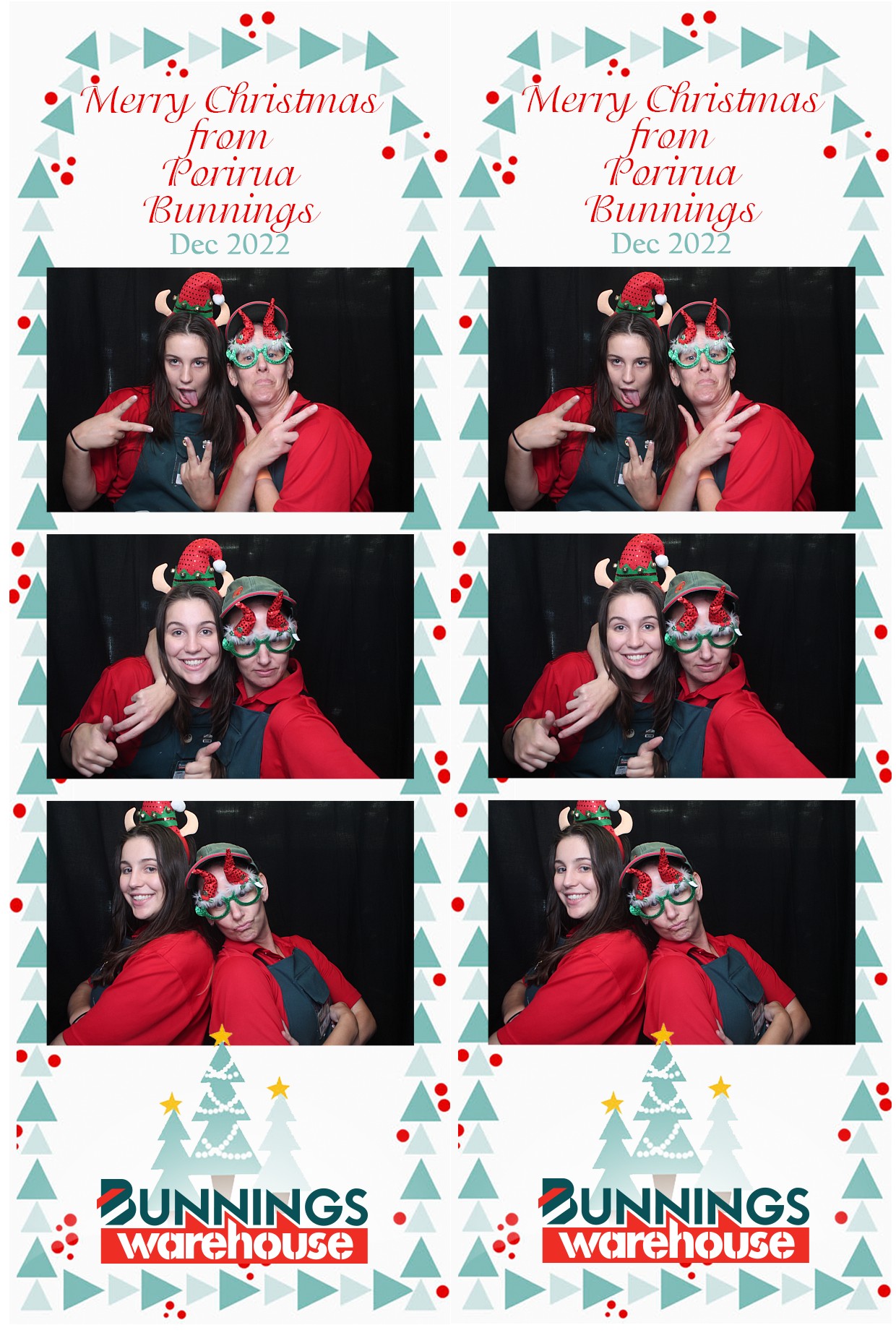 Bunnings - Porirua: 18 Dec 2022 | View more photos from the event at wgtngallery.classicphotobooths.co.nz/u/wgtncpbgallery/Bunnings-Porirua-18-Dec-2022