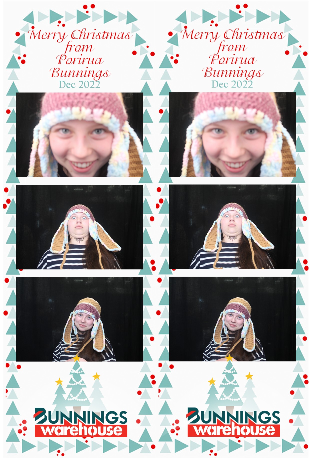 Bunnings - Porirua: 18 Dec 2022 | View more photos from the event at wgtngallery.classicphotobooths.co.nz/u/wgtncpbgallery/Bunnings-Porirua-18-Dec-2022