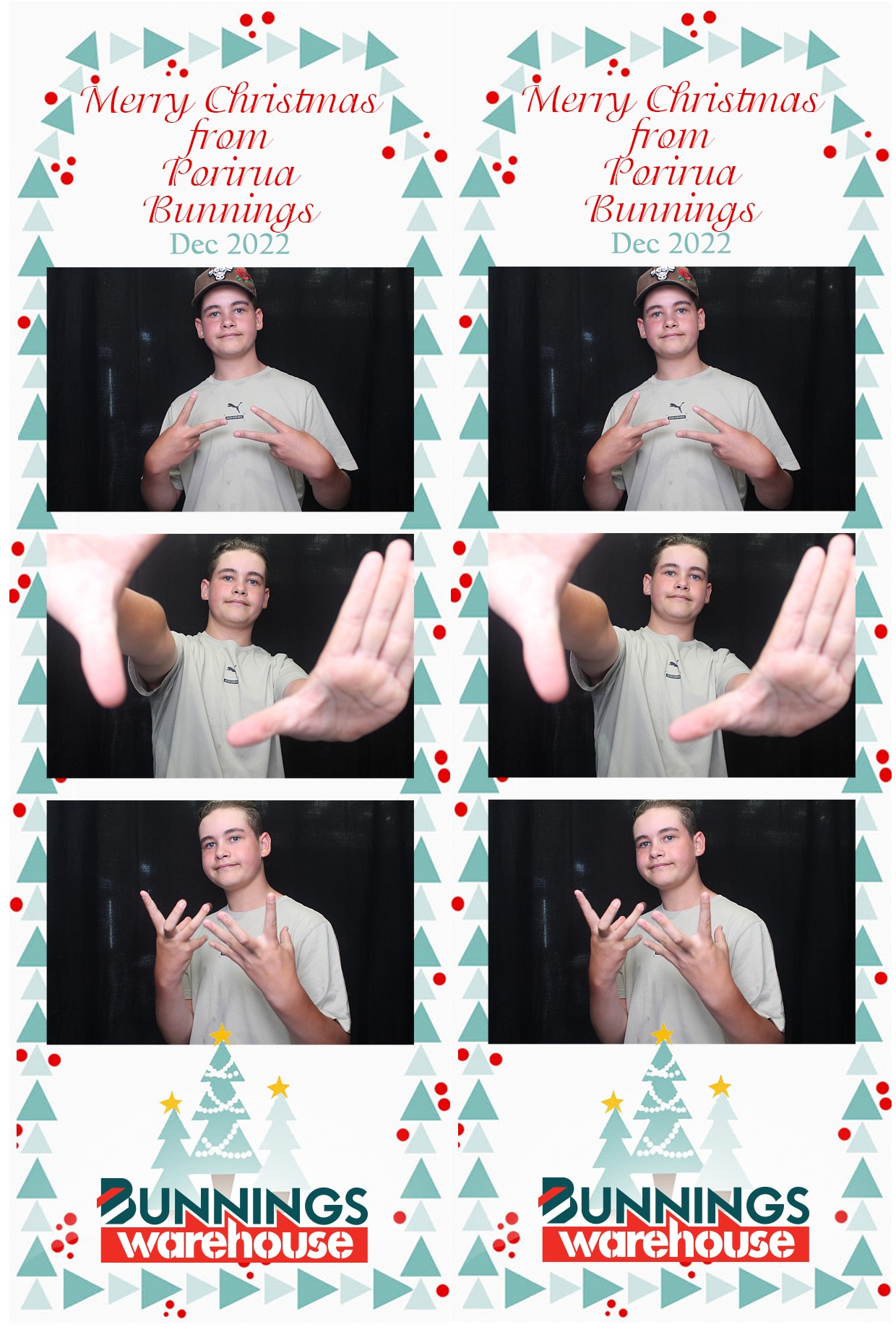 Bunnings - Porirua: 18 Dec 2022 | View more photos from the event at wgtngallery.classicphotobooths.co.nz/u/wgtncpbgallery/Bunnings-Porirua-18-Dec-2022