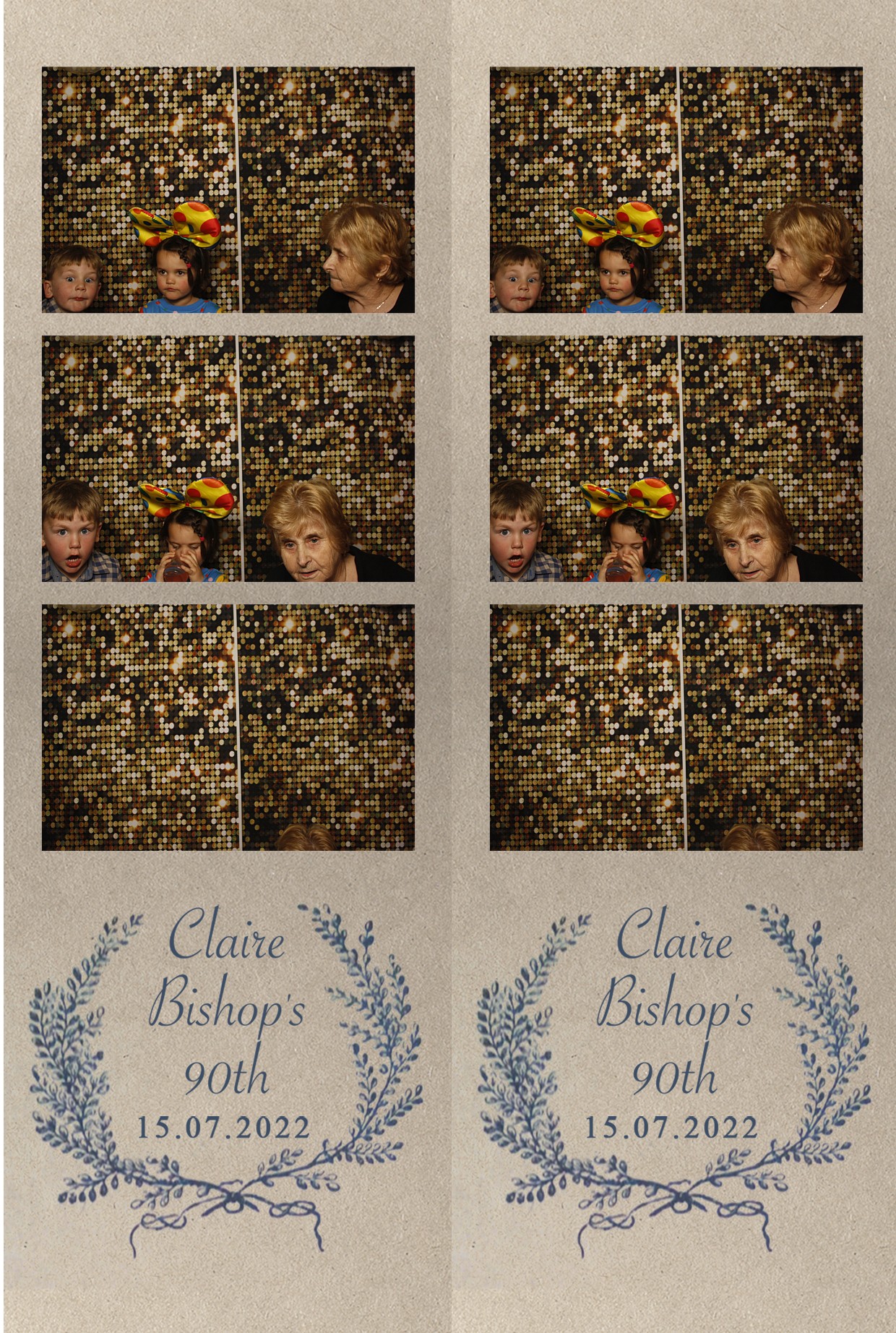 Claire Bishops' 90th Birthday Party! | View more photos from the event at wgtngallery.classicphotobooths.co.nz/u/wgtncpbgallery/Claire-Bishops-90th-Birthday-Party