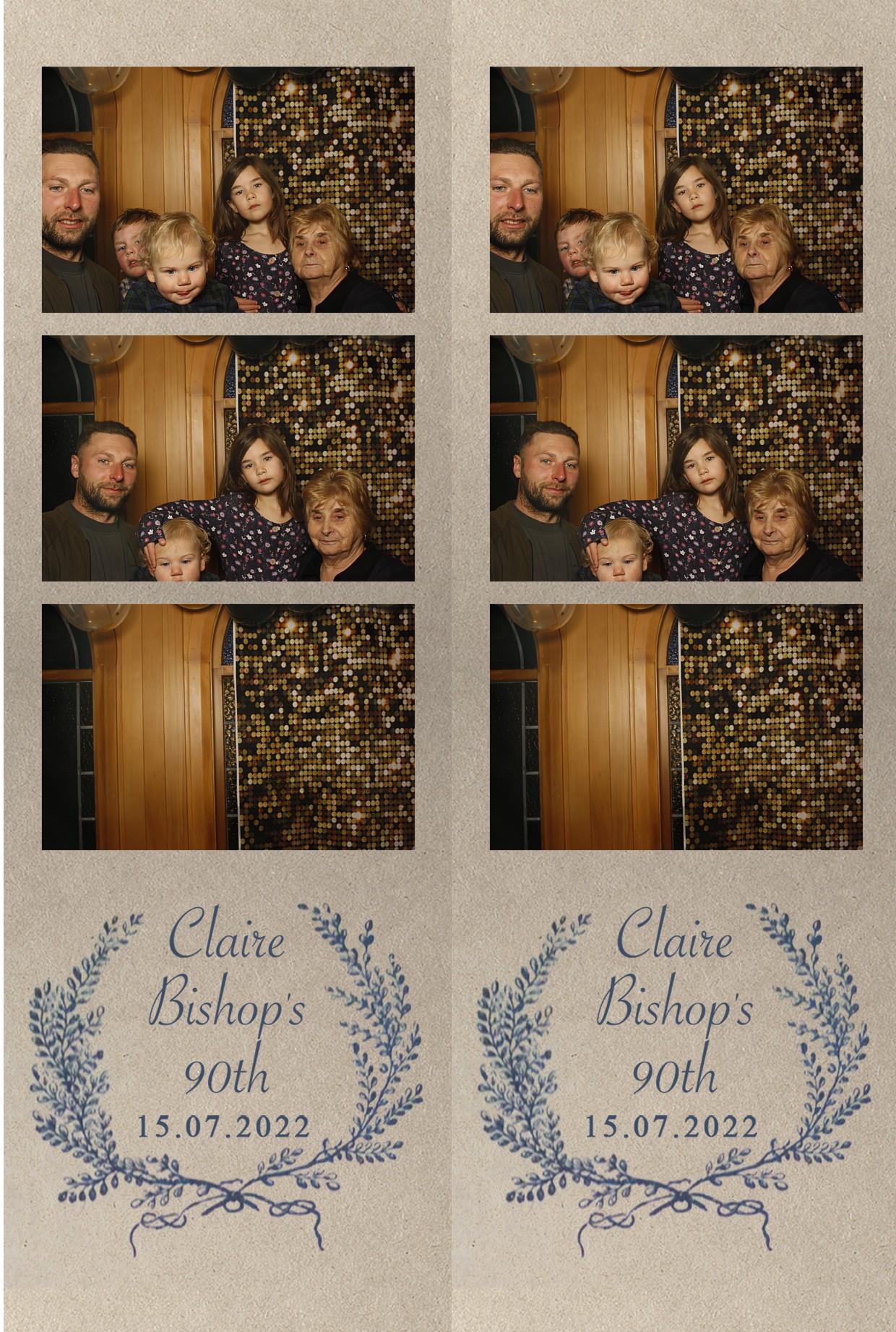 Claire Bishops' 90th Birthday Party! | View more photos from the event at wgtngallery.classicphotobooths.co.nz/u/wgtncpbgallery/Claire-Bishops-90th-Birthday-Party