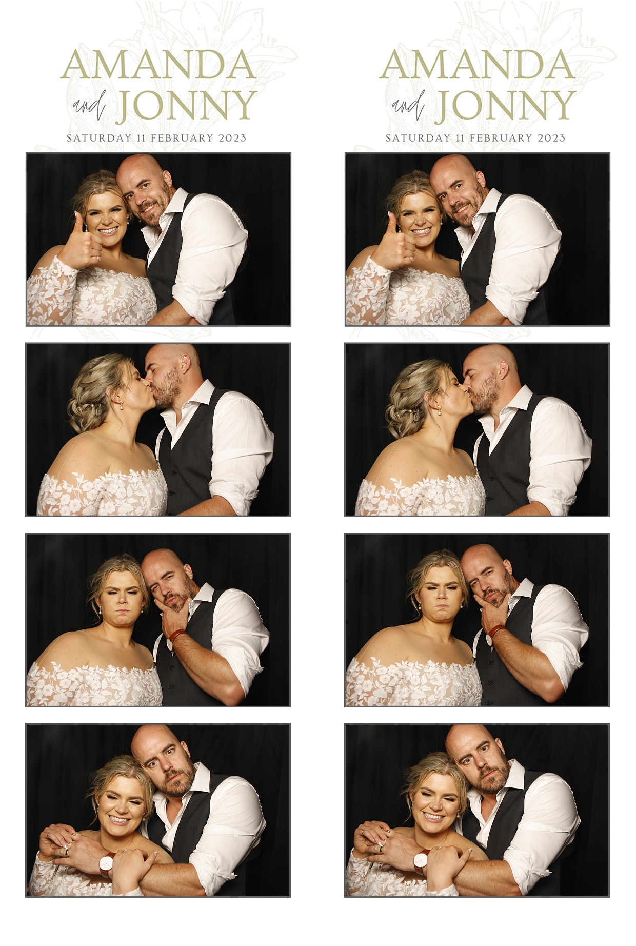 Amanda & Jonny's Wedding | View more photos from the event at wgtngallery.classicphotobooths.co.nz/u/wgtncpbgallery/Amanda-Jonnys-Wedding