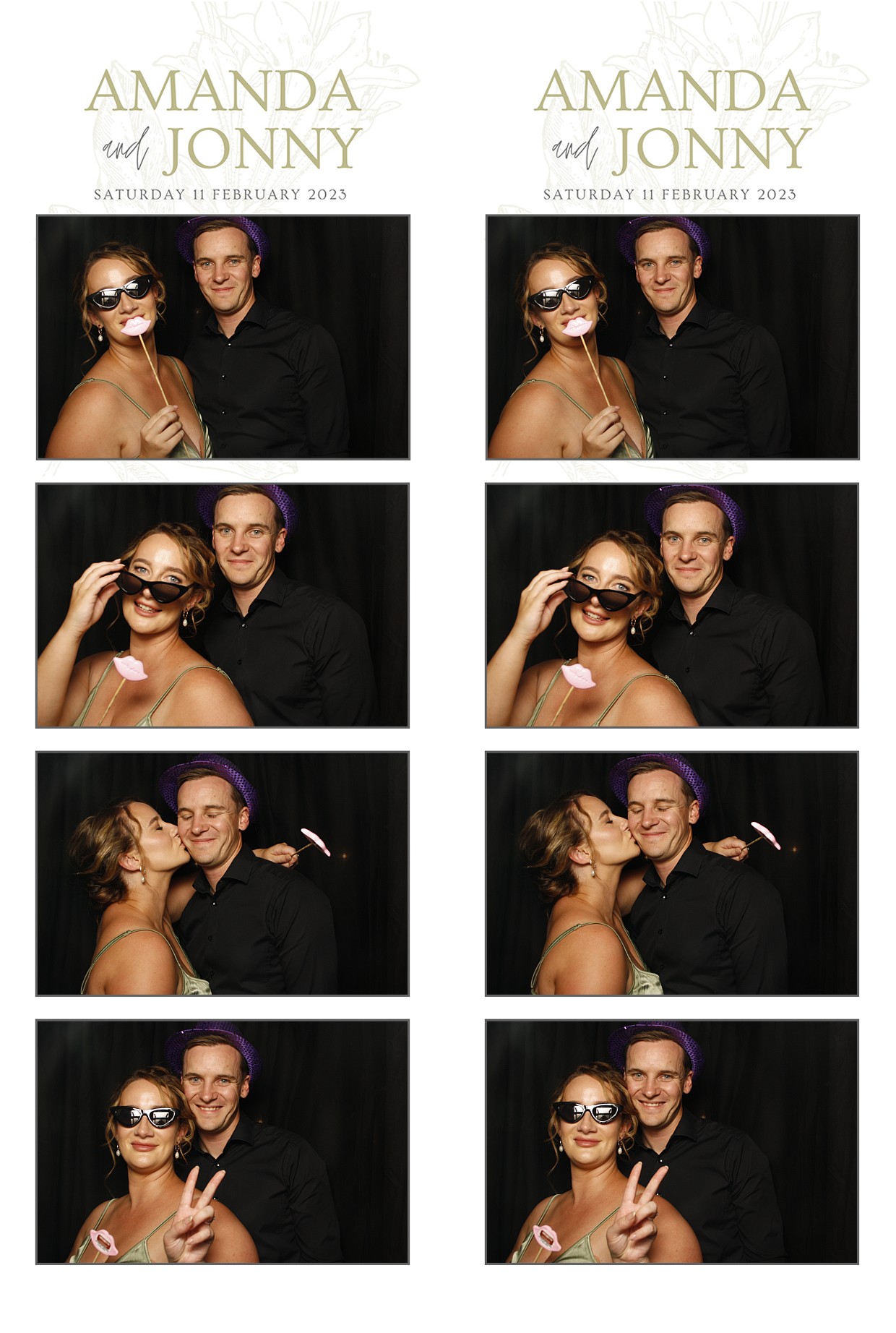 Amanda & Jonny's Wedding | View more photos from the event at wgtngallery.classicphotobooths.co.nz/u/wgtncpbgallery/Amanda-Jonnys-Wedding