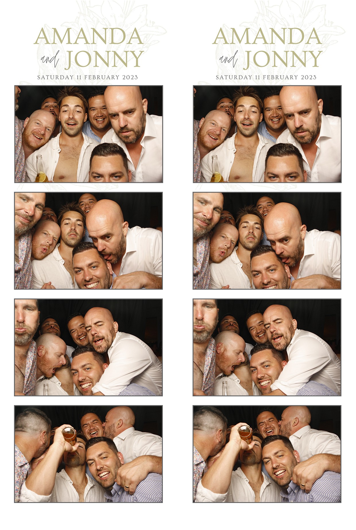 Amanda & Jonny's Wedding | View more photos from the event at wgtngallery.classicphotobooths.co.nz/u/wgtncpbgallery/Amanda-Jonnys-Wedding