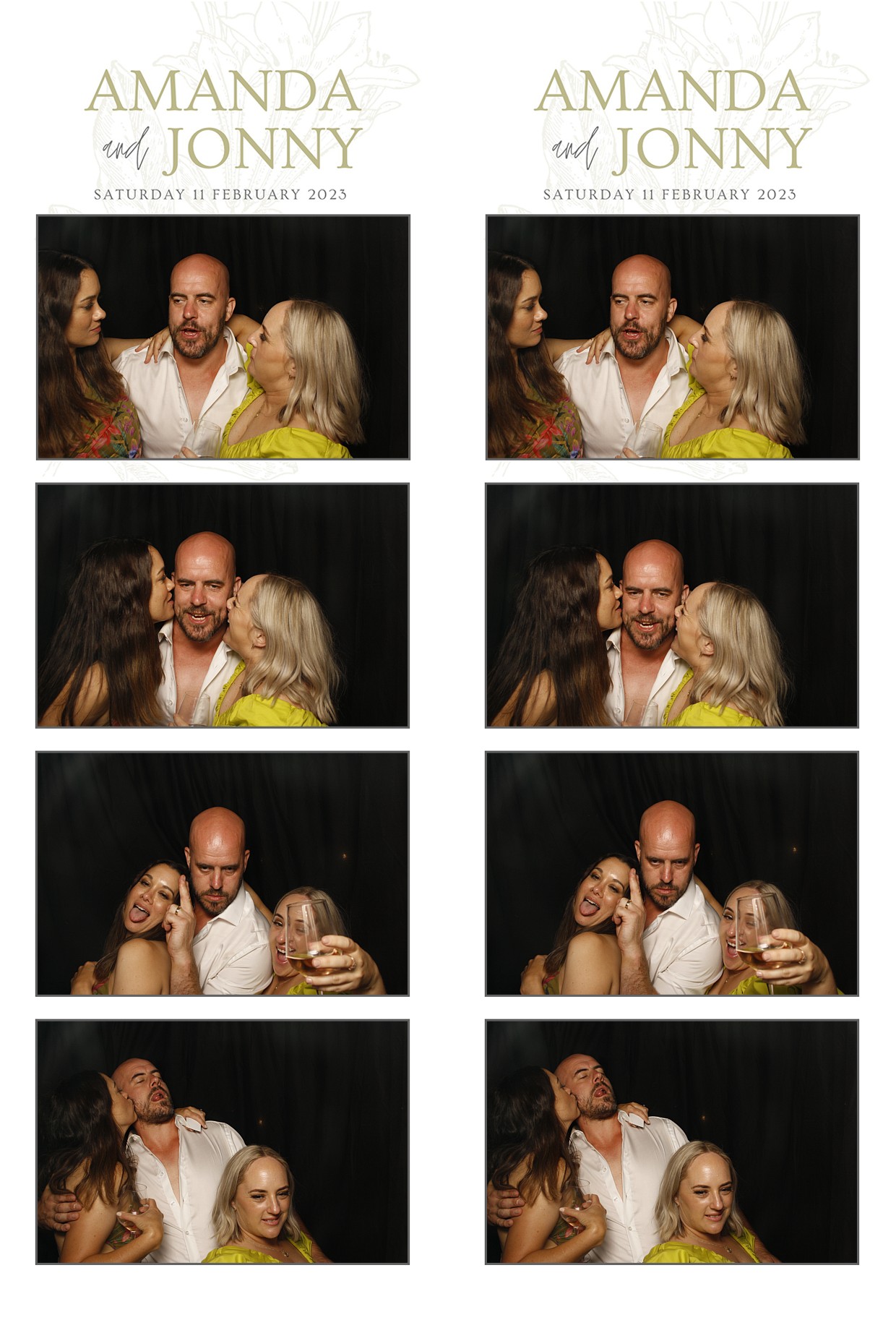 Amanda & Jonny's Wedding | View more photos from the event at wgtngallery.classicphotobooths.co.nz/u/wgtncpbgallery/Amanda-Jonnys-Wedding