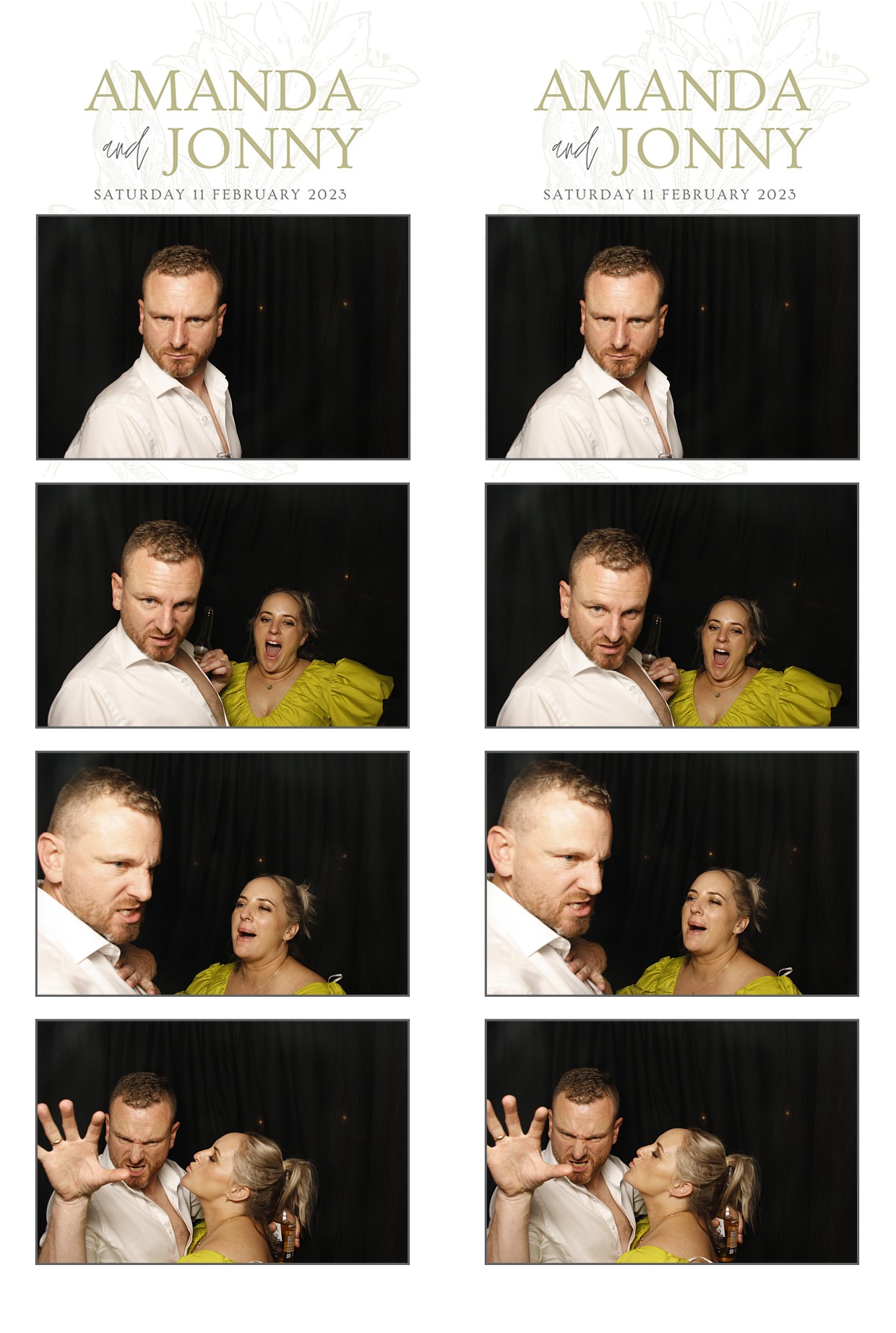 Amanda & Jonny's Wedding | View more photos from the event at wgtngallery.classicphotobooths.co.nz/u/wgtncpbgallery/Amanda-Jonnys-Wedding