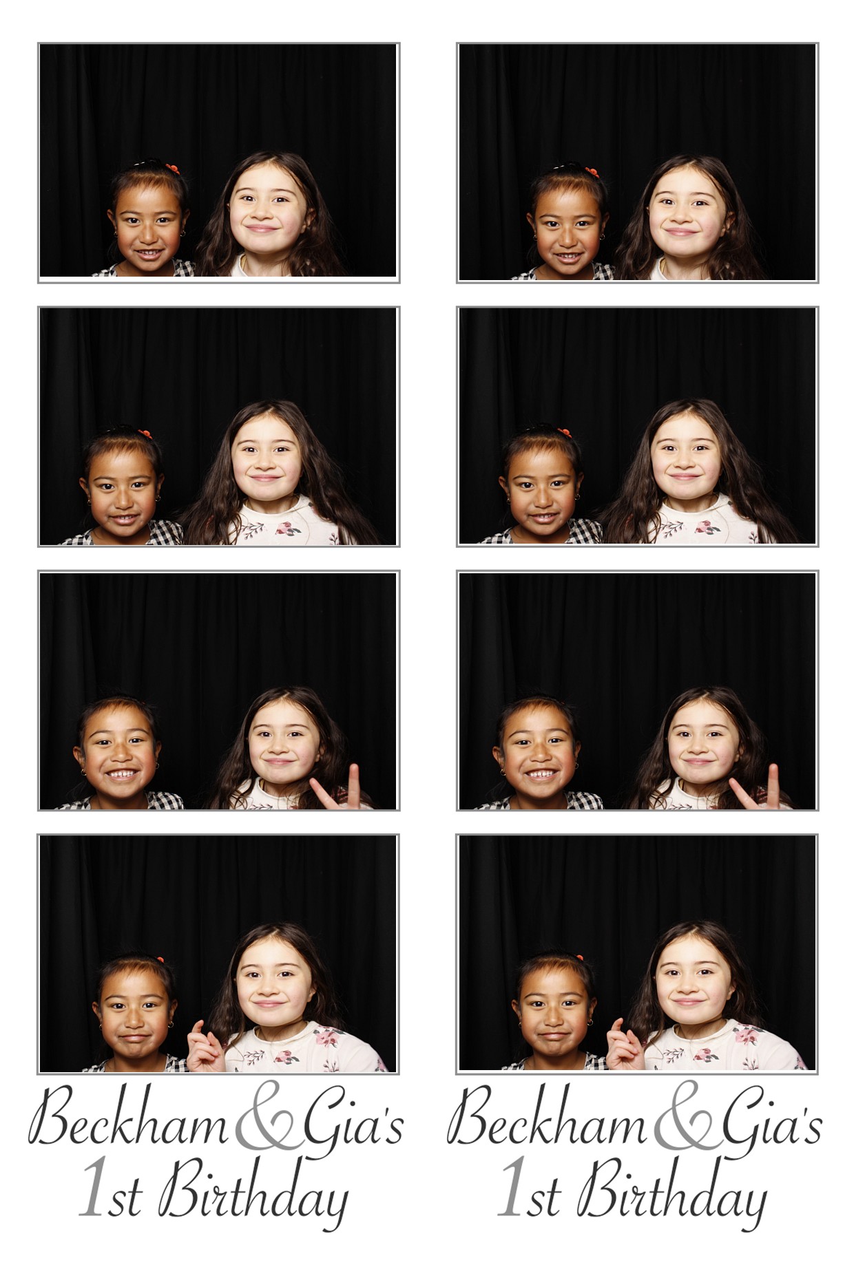 Beckham & Gia's  First Birthday | View more photos from the event at wgtngallery.classicphotobooths.co.nz/u/wgtncpbgallery/Beckham-Gias-First-Birthday