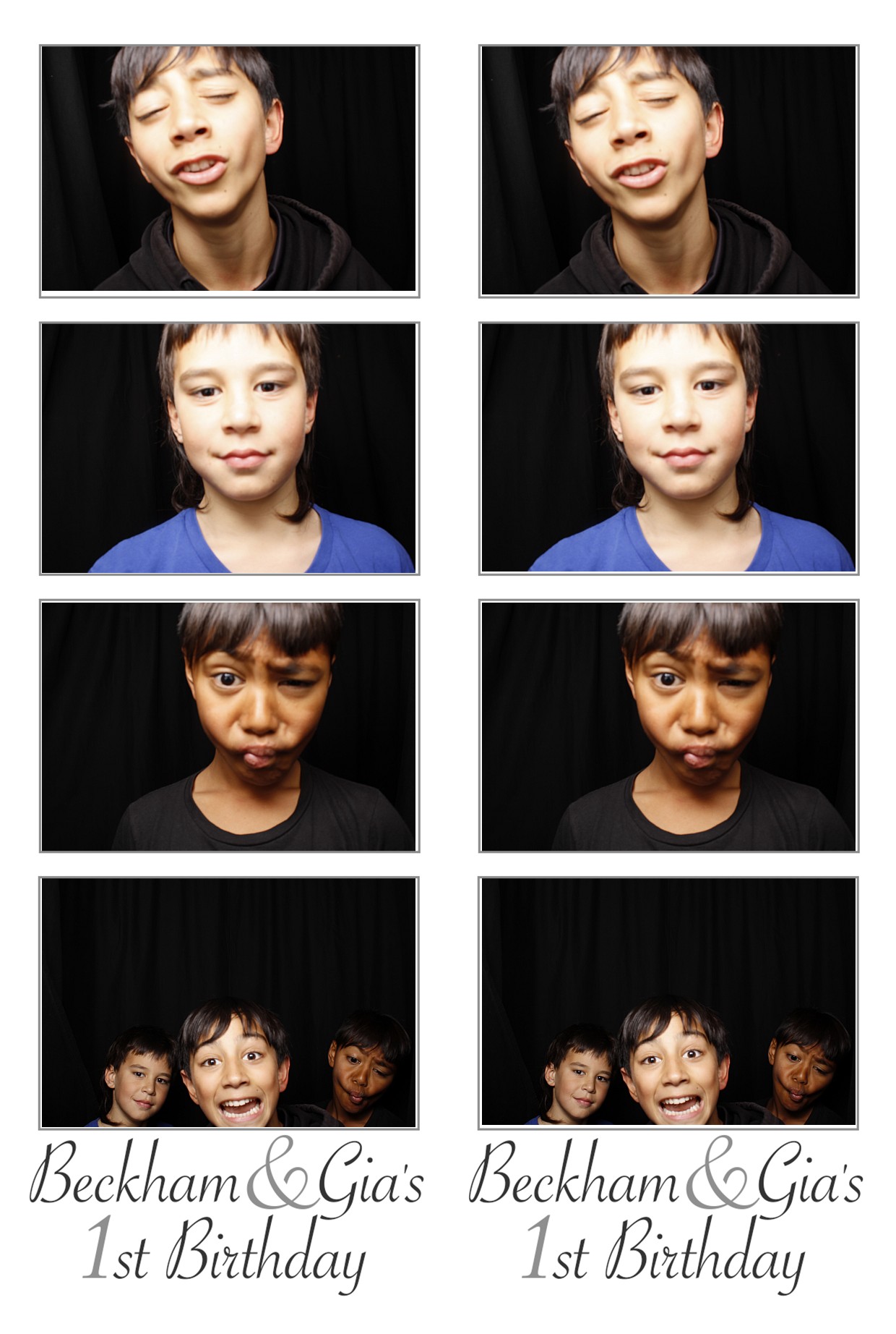 Beckham & Gia's  First Birthday | View more photos from the event at wgtngallery.classicphotobooths.co.nz/u/wgtncpbgallery/Beckham-Gias-First-Birthday