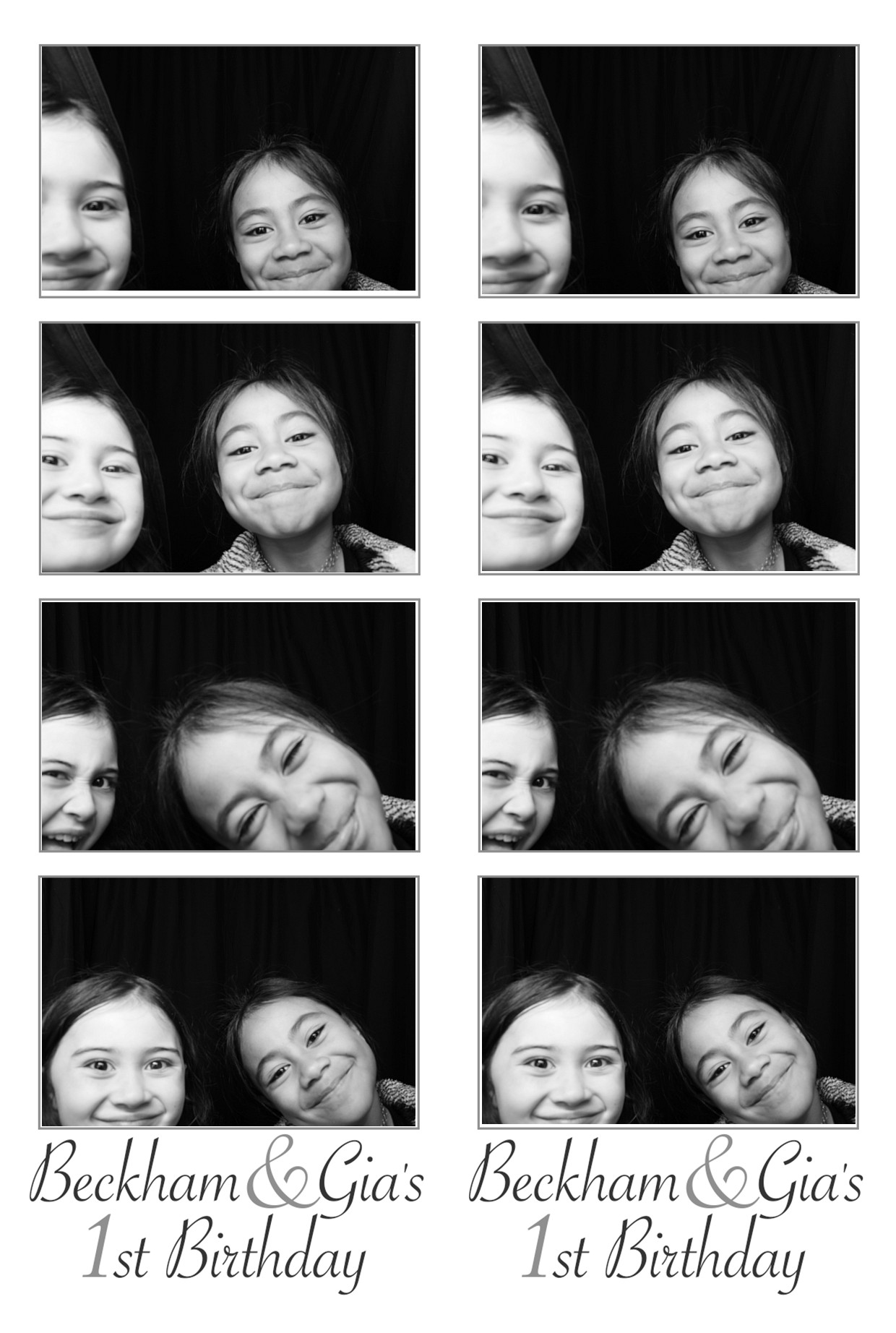 Beckham & Gia's  First Birthday | View more photos from the event at wgtngallery.classicphotobooths.co.nz/u/wgtncpbgallery/Beckham-Gias-First-Birthday