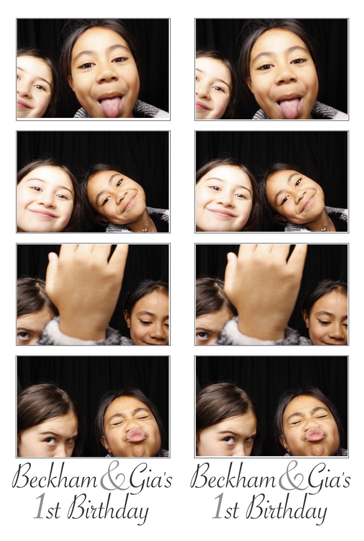 Beckham & Gia's  First Birthday | View more photos from the event at wgtngallery.classicphotobooths.co.nz/u/wgtncpbgallery/Beckham-Gias-First-Birthday