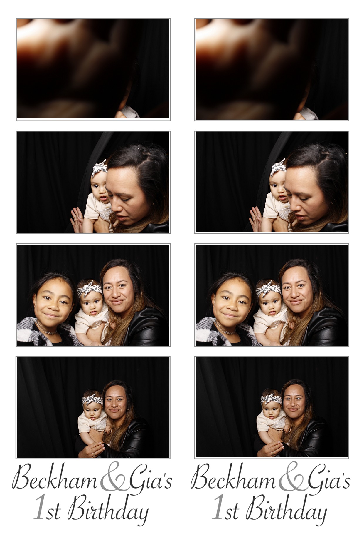 Beckham & Gia's  First Birthday | View more photos from the event at wgtngallery.classicphotobooths.co.nz/u/wgtncpbgallery/Beckham-Gias-First-Birthday