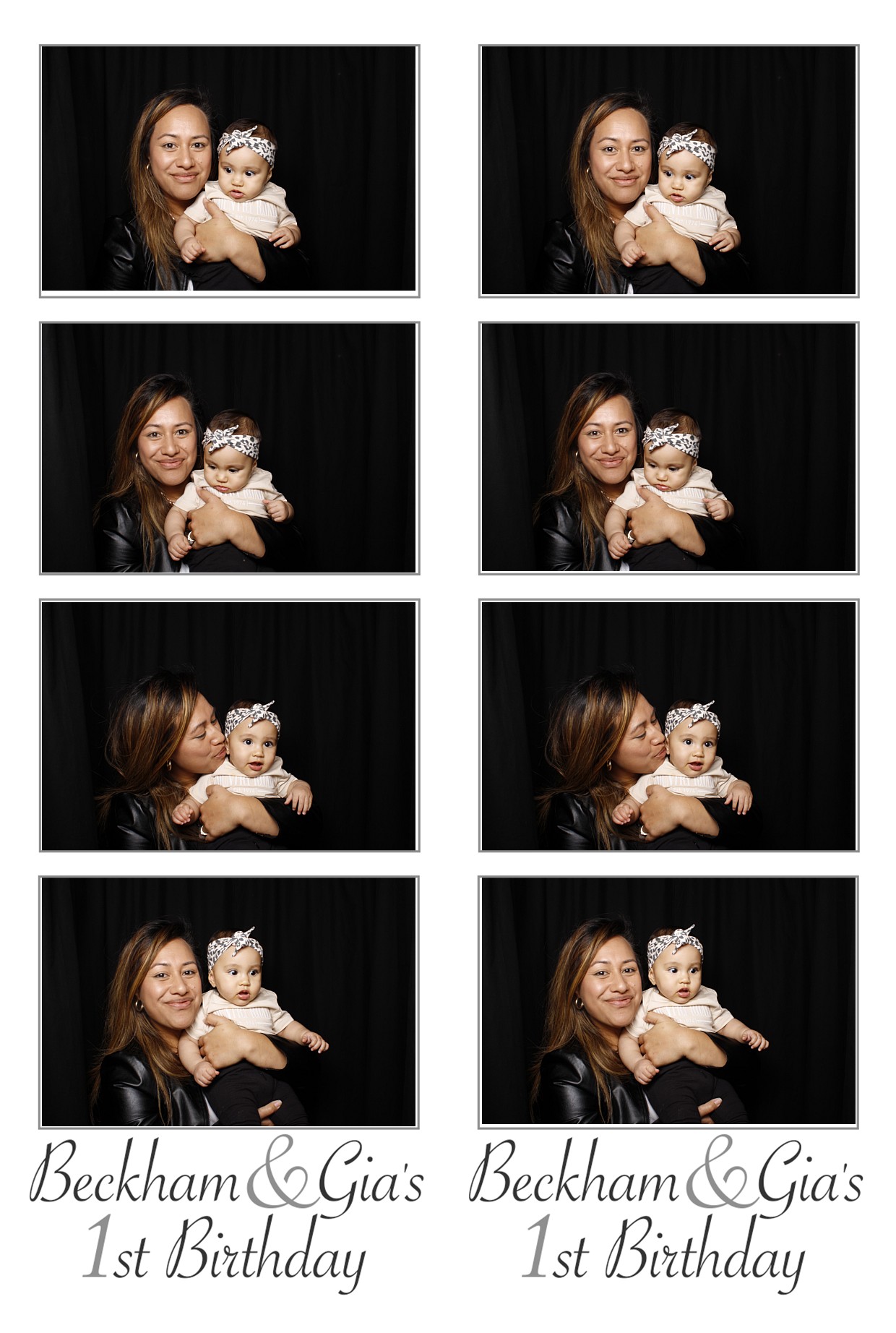 Beckham & Gia's  First Birthday | View more photos from the event at wgtngallery.classicphotobooths.co.nz/u/wgtncpbgallery/Beckham-Gias-First-Birthday