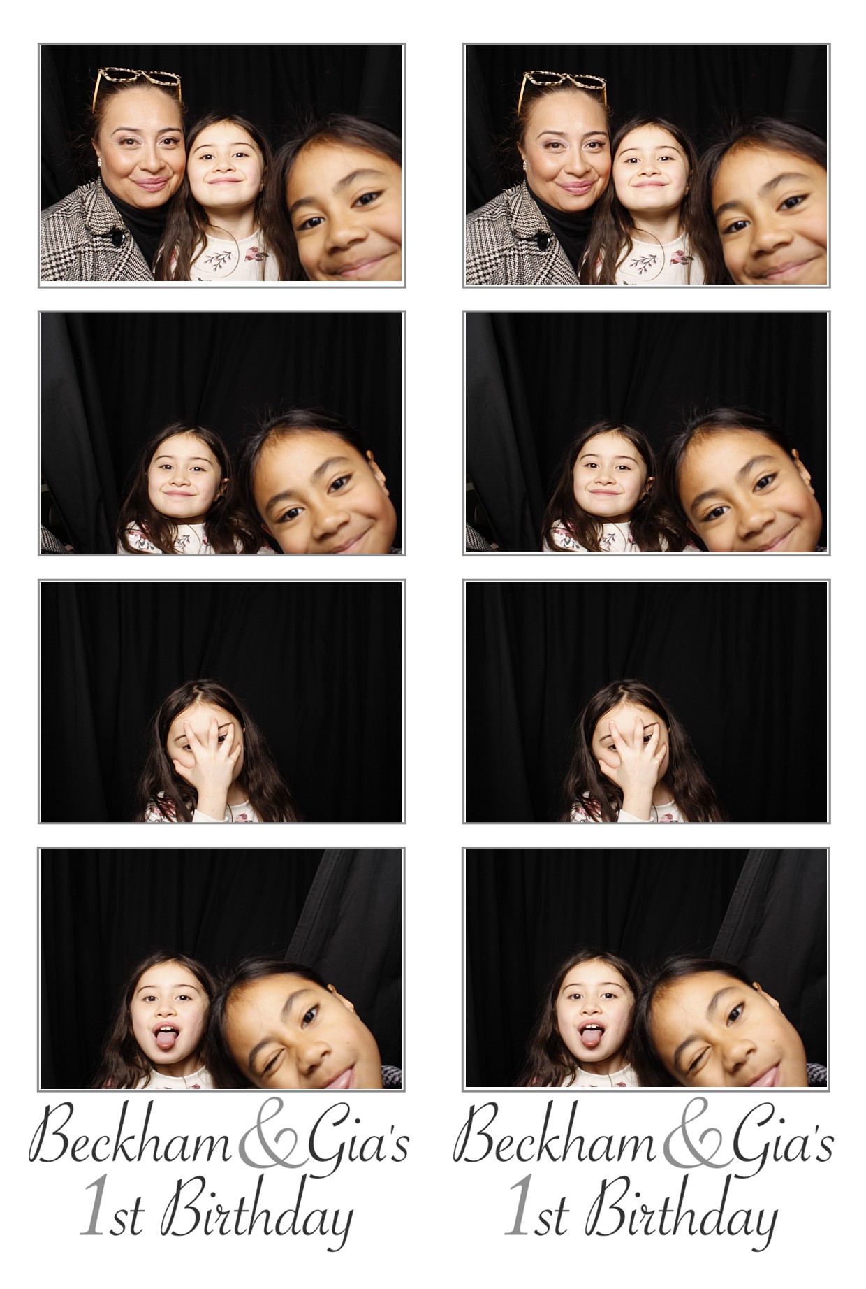 Beckham & Gia's  First Birthday | View more photos from the event at wgtngallery.classicphotobooths.co.nz/u/wgtncpbgallery/Beckham-Gias-First-Birthday