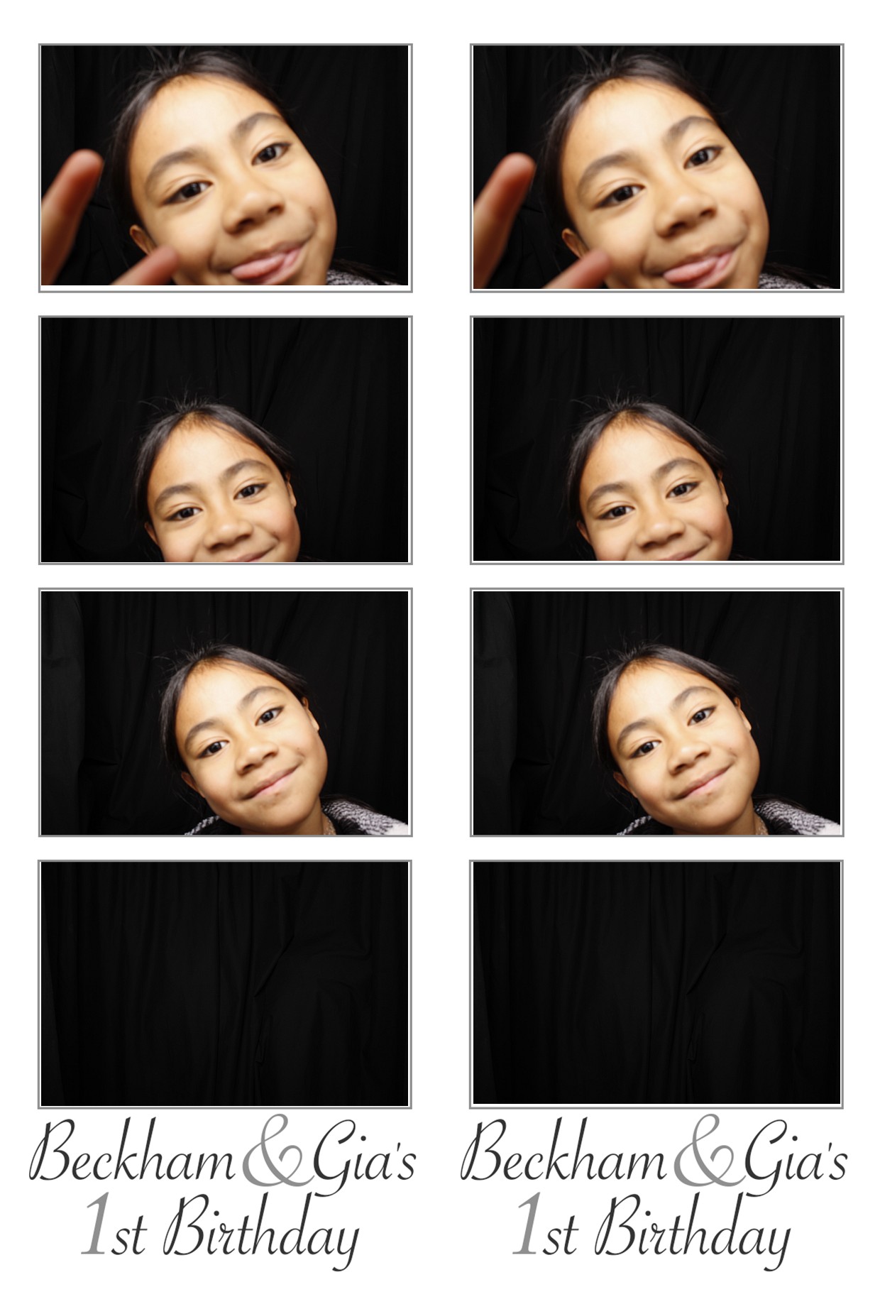 Beckham & Gia's  First Birthday | View more photos from the event at wgtngallery.classicphotobooths.co.nz/u/wgtncpbgallery/Beckham-Gias-First-Birthday