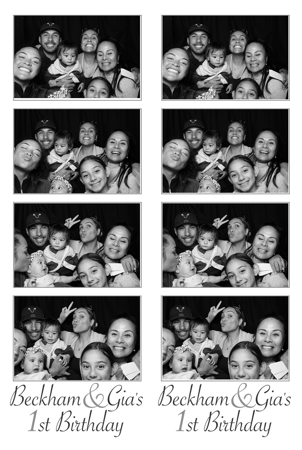 Beckham & Gia's  First Birthday | View more photos from the event at wgtngallery.classicphotobooths.co.nz/u/wgtncpbgallery/Beckham-Gias-First-Birthday