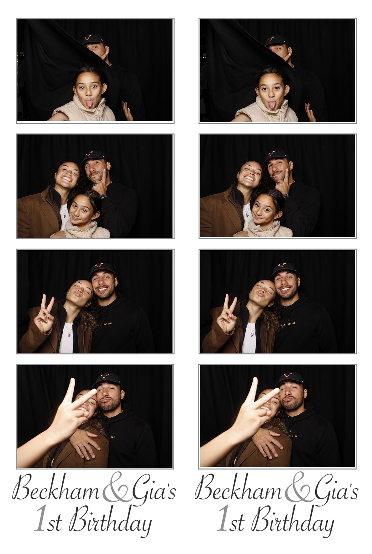 Beckham & Gia's  First Birthday | View more photos from the event at wgtngallery.classicphotobooths.co.nz/u/wgtncpbgallery/Beckham-Gias-First-Birthday