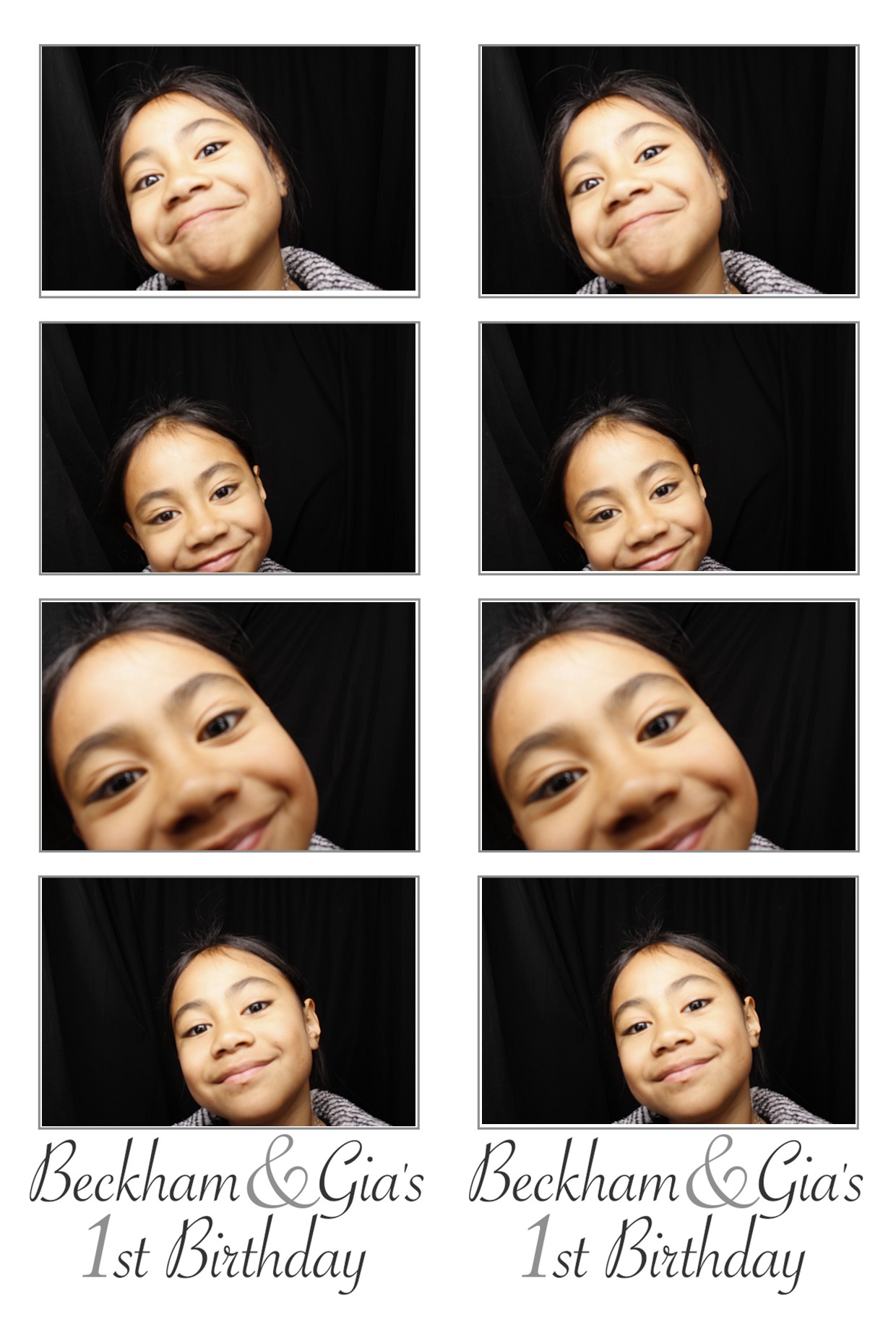 Beckham & Gia's  First Birthday | View more photos from the event at wgtngallery.classicphotobooths.co.nz/u/wgtncpbgallery/Beckham-Gias-First-Birthday