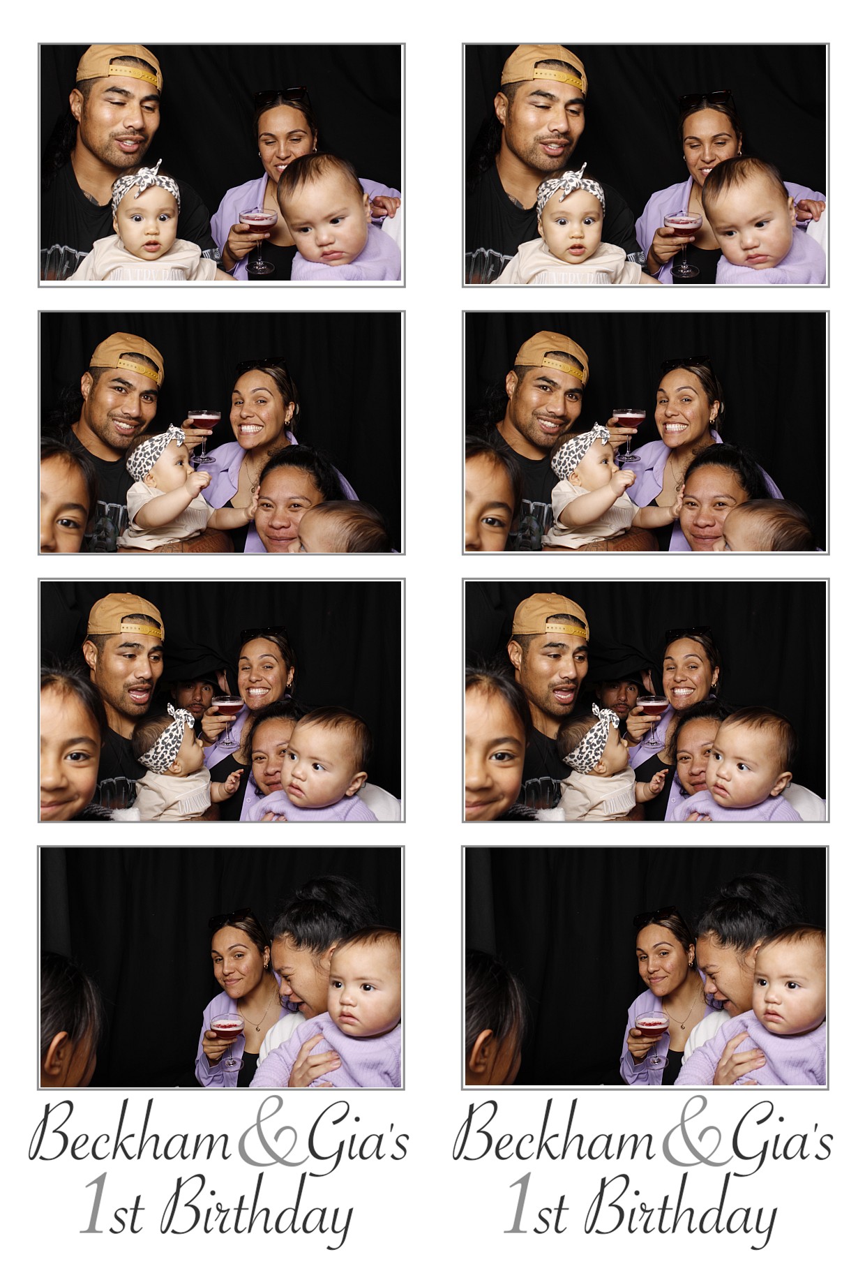 Beckham & Gia's  First Birthday | View more photos from the event at wgtngallery.classicphotobooths.co.nz/u/wgtncpbgallery/Beckham-Gias-First-Birthday