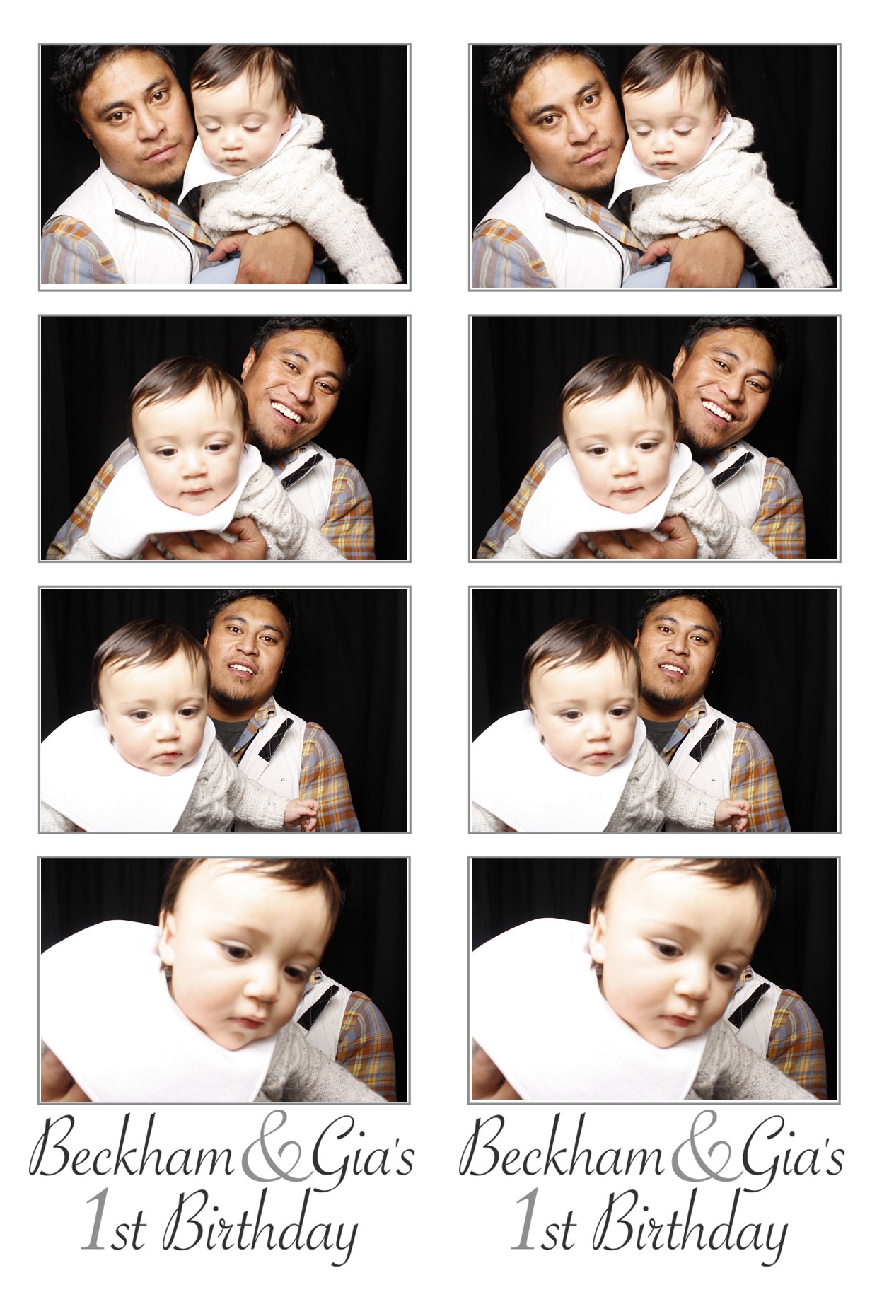 Beckham & Gia's  First Birthday | View more photos from the event at wgtngallery.classicphotobooths.co.nz/u/wgtncpbgallery/Beckham-Gias-First-Birthday