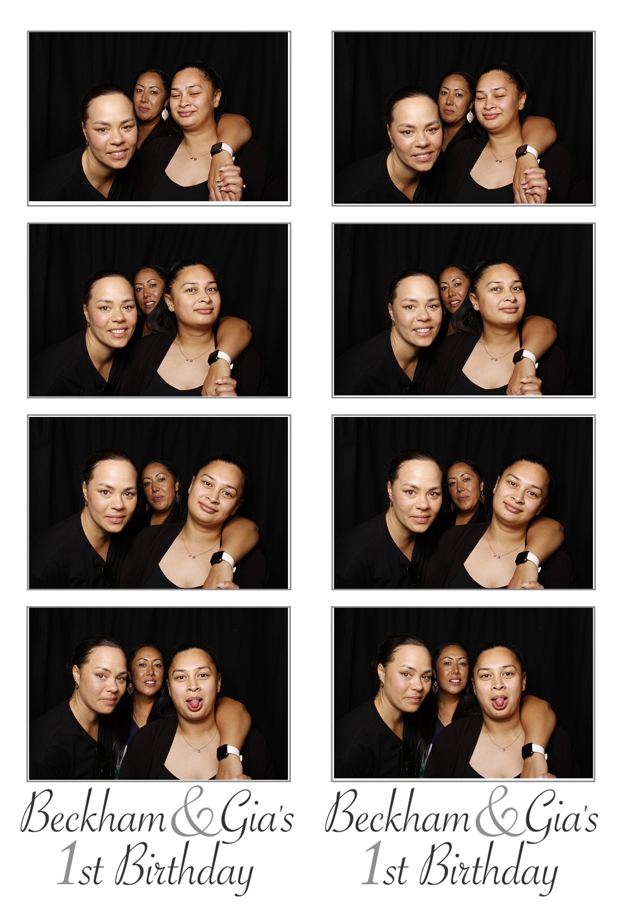 Beckham & Gia's  First Birthday | View more photos from the event at wgtngallery.classicphotobooths.co.nz/u/wgtncpbgallery/Beckham-Gias-First-Birthday