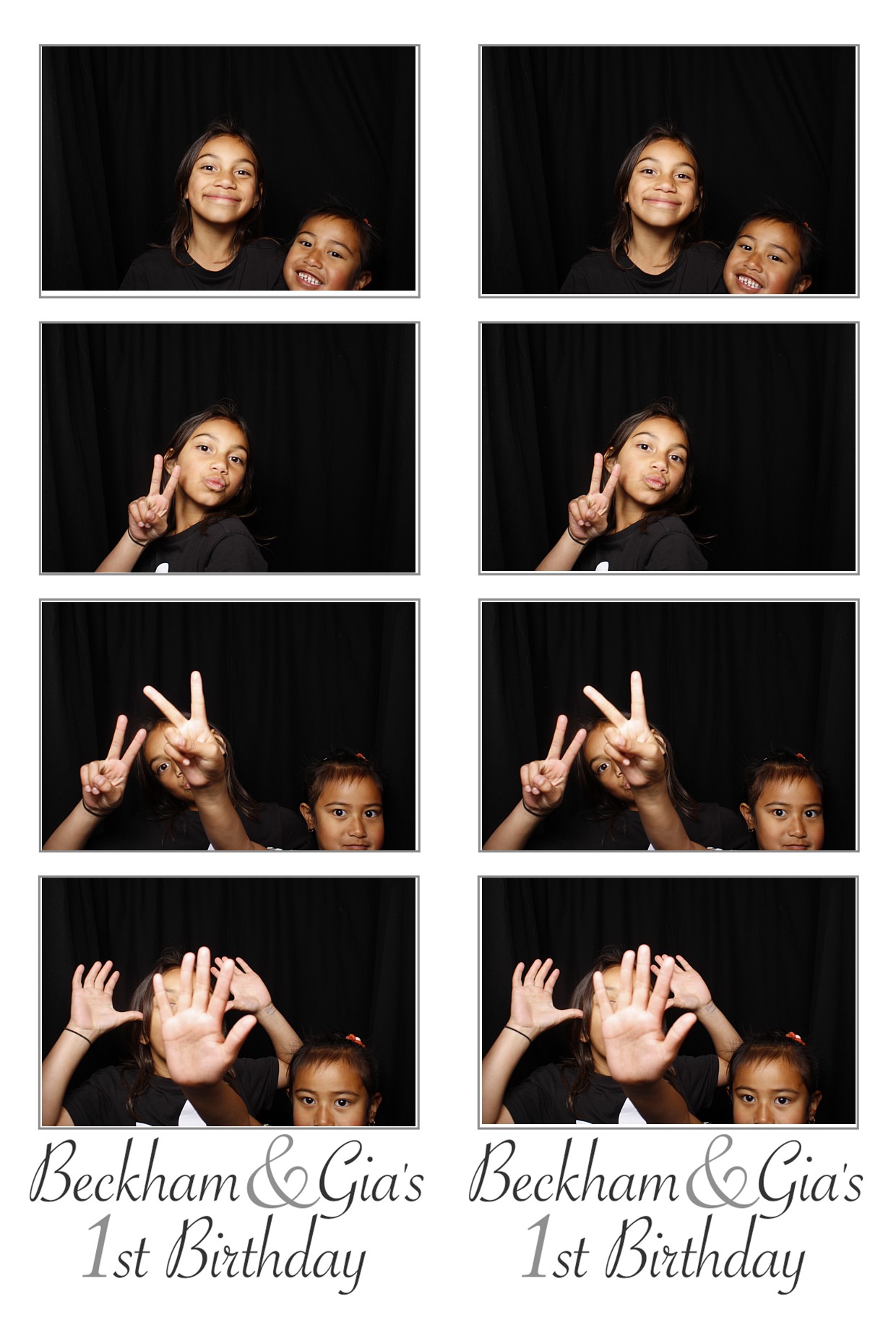 Beckham & Gia's  First Birthday | View more photos from the event at wgtngallery.classicphotobooths.co.nz/u/wgtncpbgallery/Beckham-Gias-First-Birthday