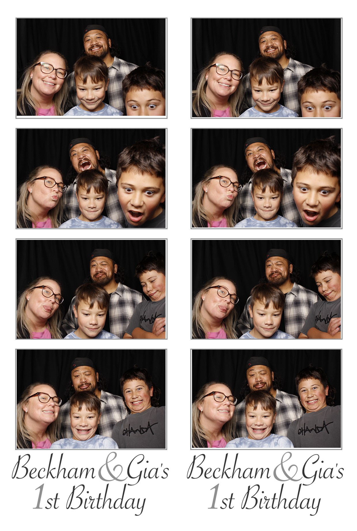 Beckham & Gia's  First Birthday | View more photos from the event at wgtngallery.classicphotobooths.co.nz/u/wgtncpbgallery/Beckham-Gias-First-Birthday