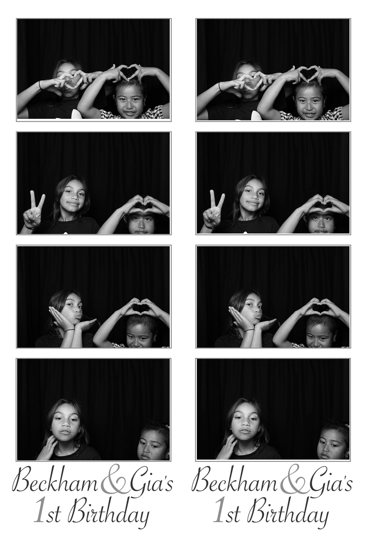 Beckham & Gia's  First Birthday | View more photos from the event at wgtngallery.classicphotobooths.co.nz/u/wgtncpbgallery/Beckham-Gias-First-Birthday