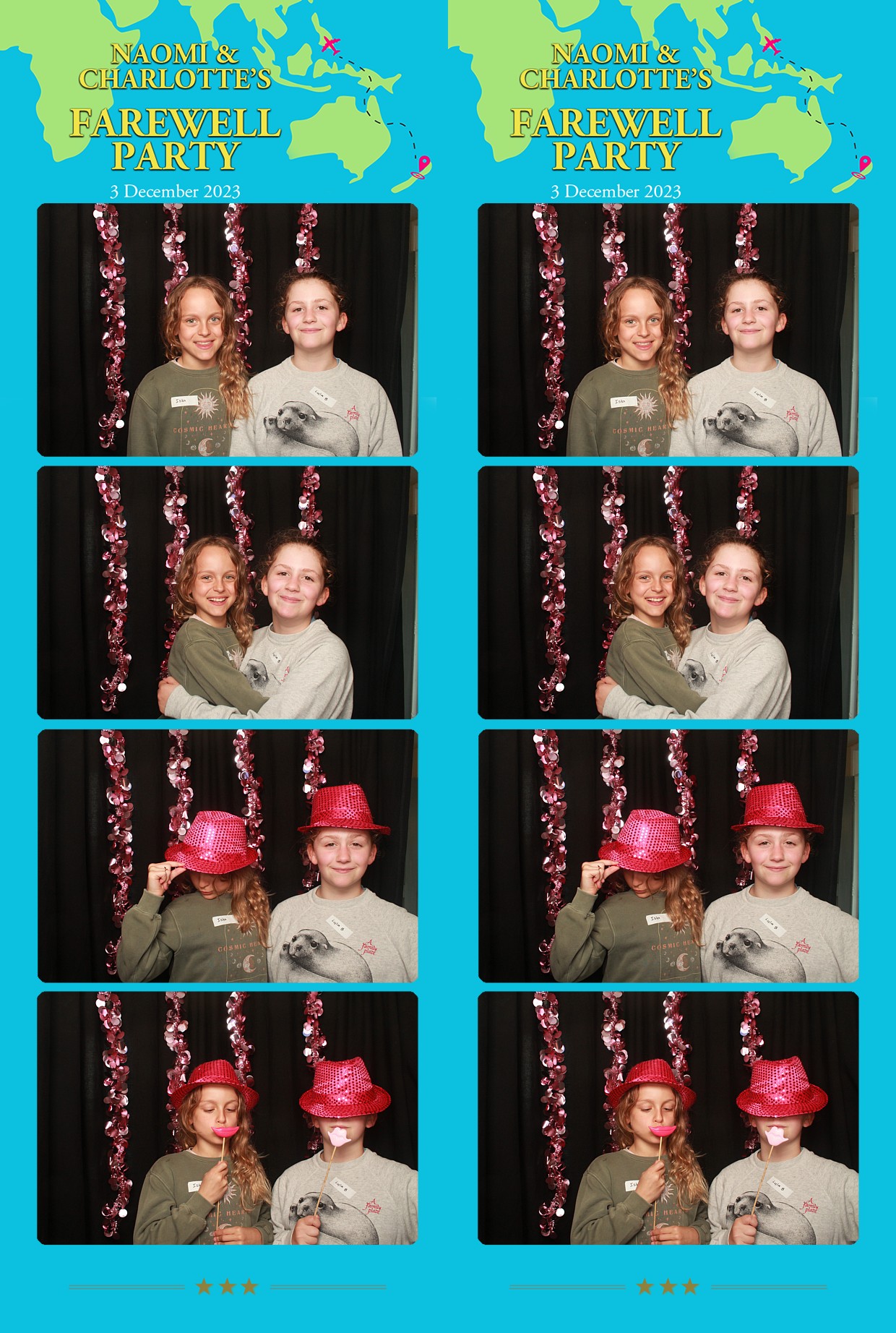 Naomi & Charlotte's Farewell Party Dec 3 2023 | View more photos from the event at wgtngallery.classicphotobooths.co.nz/u/wgtncpbgallery/Naomi-Charlottes-Farewell-Party-Dec-3-2023