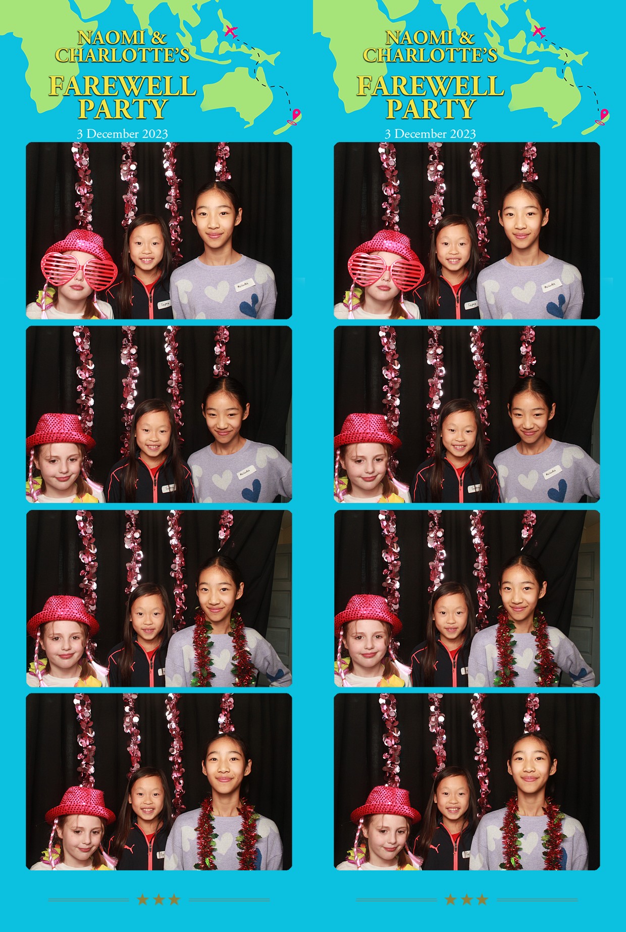 Naomi & Charlotte's Farewell Party Dec 3 2023 | View more photos from the event at wgtngallery.classicphotobooths.co.nz/u/wgtncpbgallery/Naomi-Charlottes-Farewell-Party-Dec-3-2023