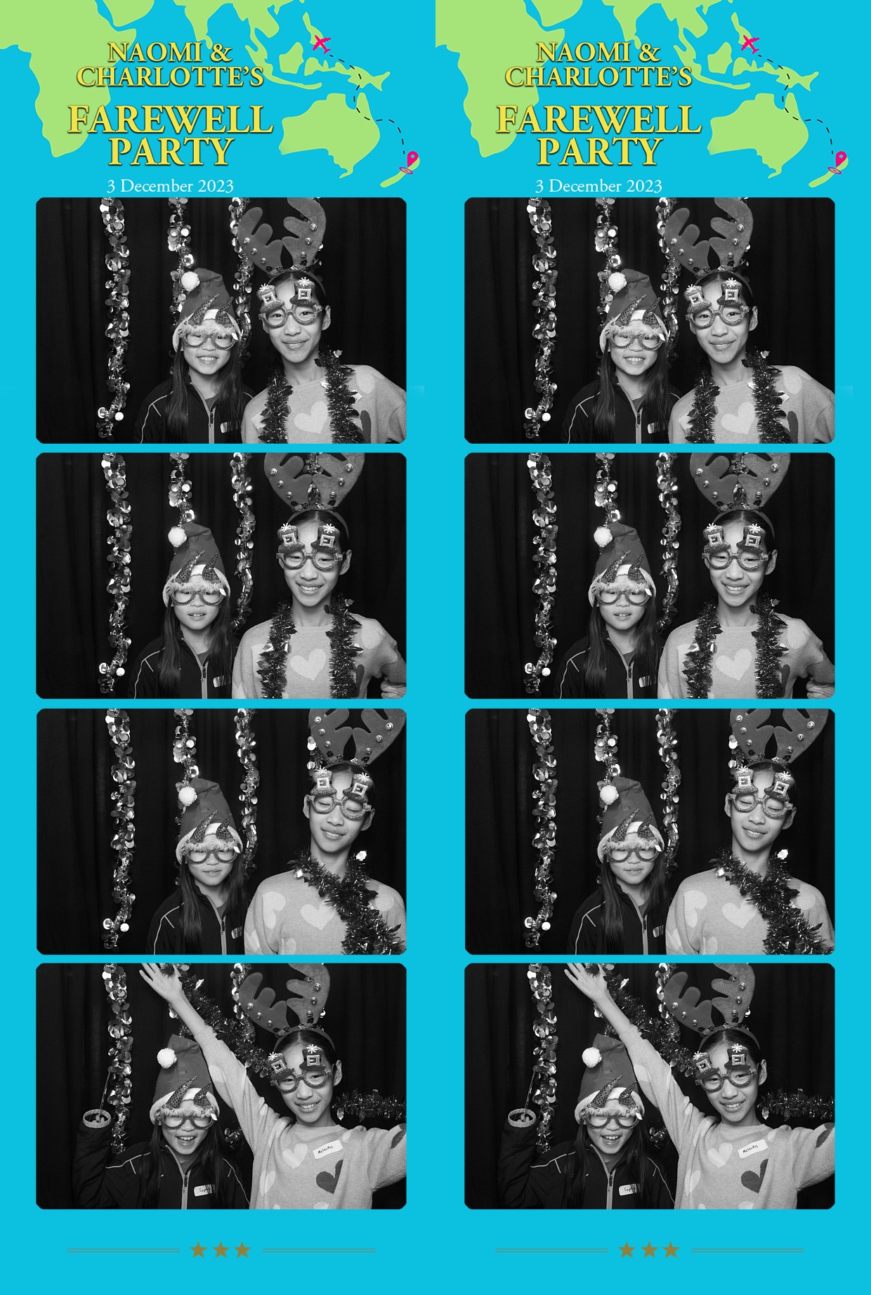 Naomi & Charlotte's Farewell Party Dec 3 2023 | View more photos from the event at wgtngallery.classicphotobooths.co.nz/u/wgtncpbgallery/Naomi-Charlottes-Farewell-Party-Dec-3-2023