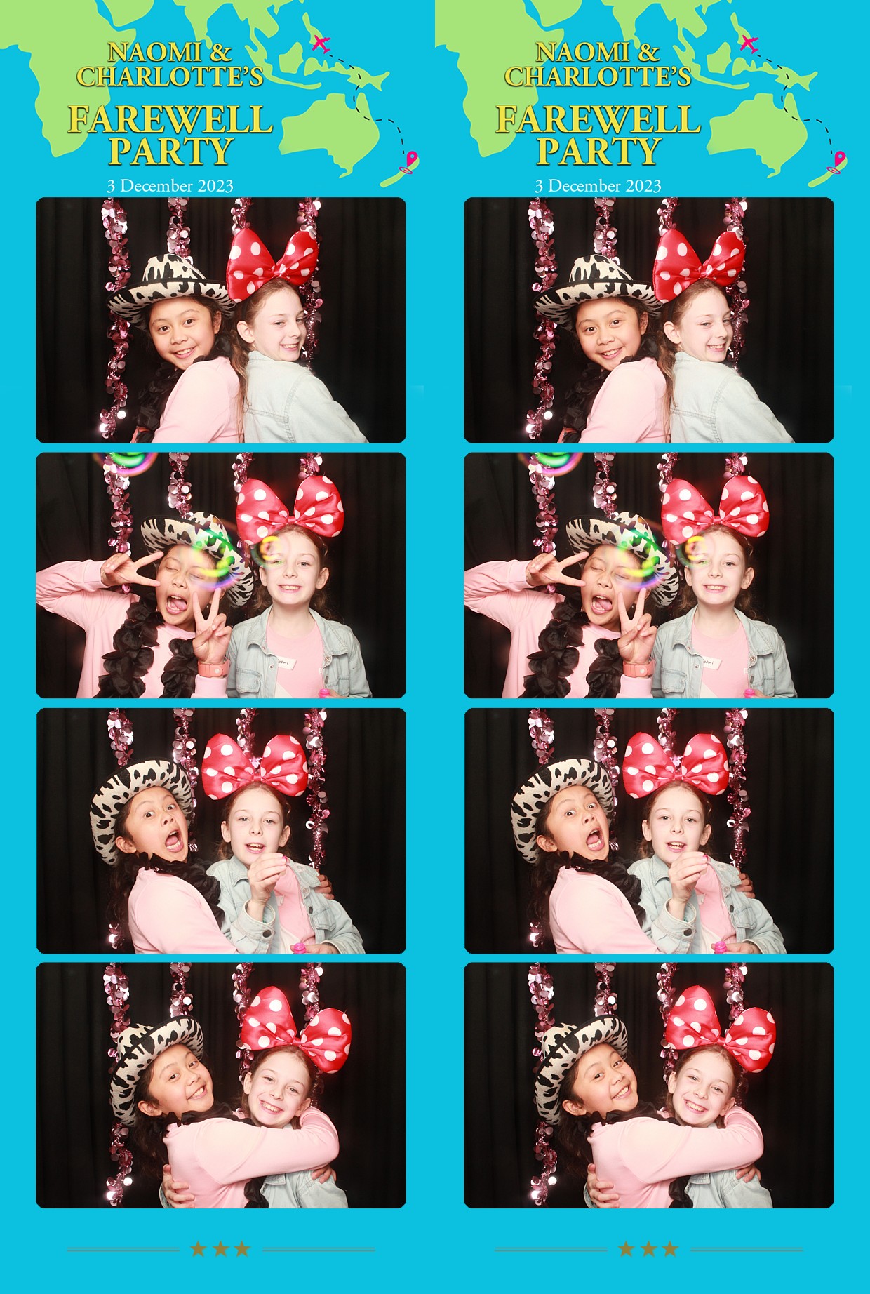 Naomi & Charlotte's Farewell Party Dec 3 2023 | View more photos from the event at wgtngallery.classicphotobooths.co.nz/u/wgtncpbgallery/Naomi-Charlottes-Farewell-Party-Dec-3-2023