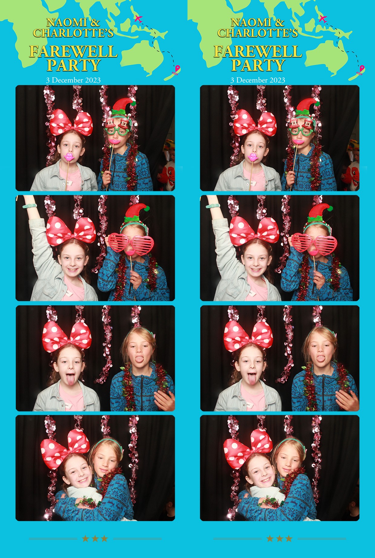 Naomi & Charlotte's Farewell Party Dec 3 2023 | View more photos from the event at wgtngallery.classicphotobooths.co.nz/u/wgtncpbgallery/Naomi-Charlottes-Farewell-Party-Dec-3-2023