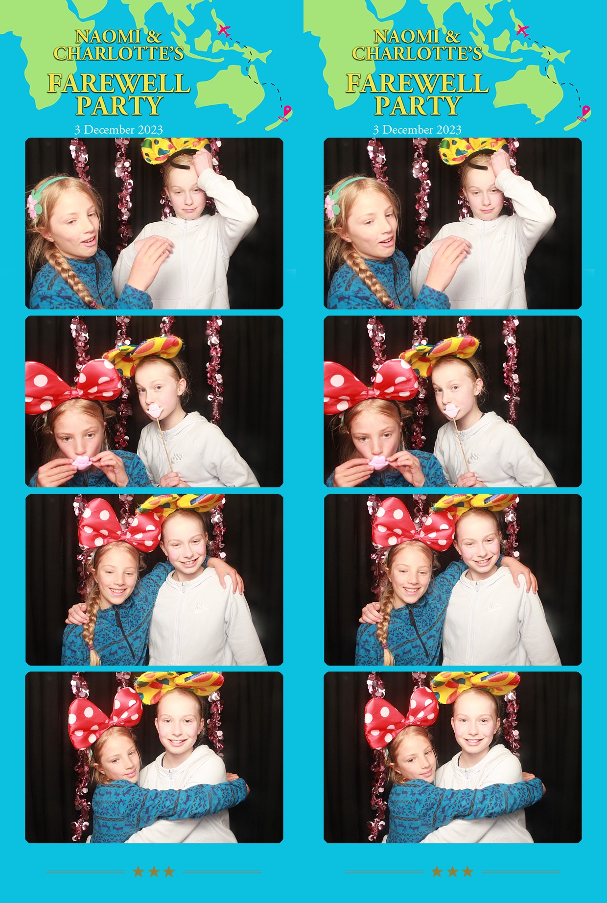 Naomi & Charlotte's Farewell Party Dec 3 2023 | View more photos from the event at wgtngallery.classicphotobooths.co.nz/u/wgtncpbgallery/Naomi-Charlottes-Farewell-Party-Dec-3-2023