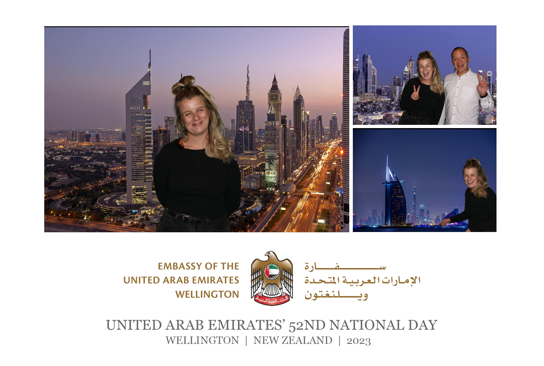 UAE National 52nd National Day Celebration | Wellington 2023 | View more photos from the event at wgtngallery.classicphotobooths.co.nz/u/wgtncpbgallery/UAE-National-52nd-National-Day-Celebration-Wellington-2023