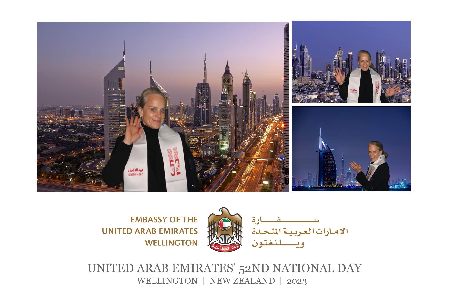 UAE National 52nd National Day Celebration | Wellington 2023 | View more photos from the event at wgtngallery.classicphotobooths.co.nz/u/wgtncpbgallery/UAE-National-52nd-National-Day-Celebration-Wellington-2023
