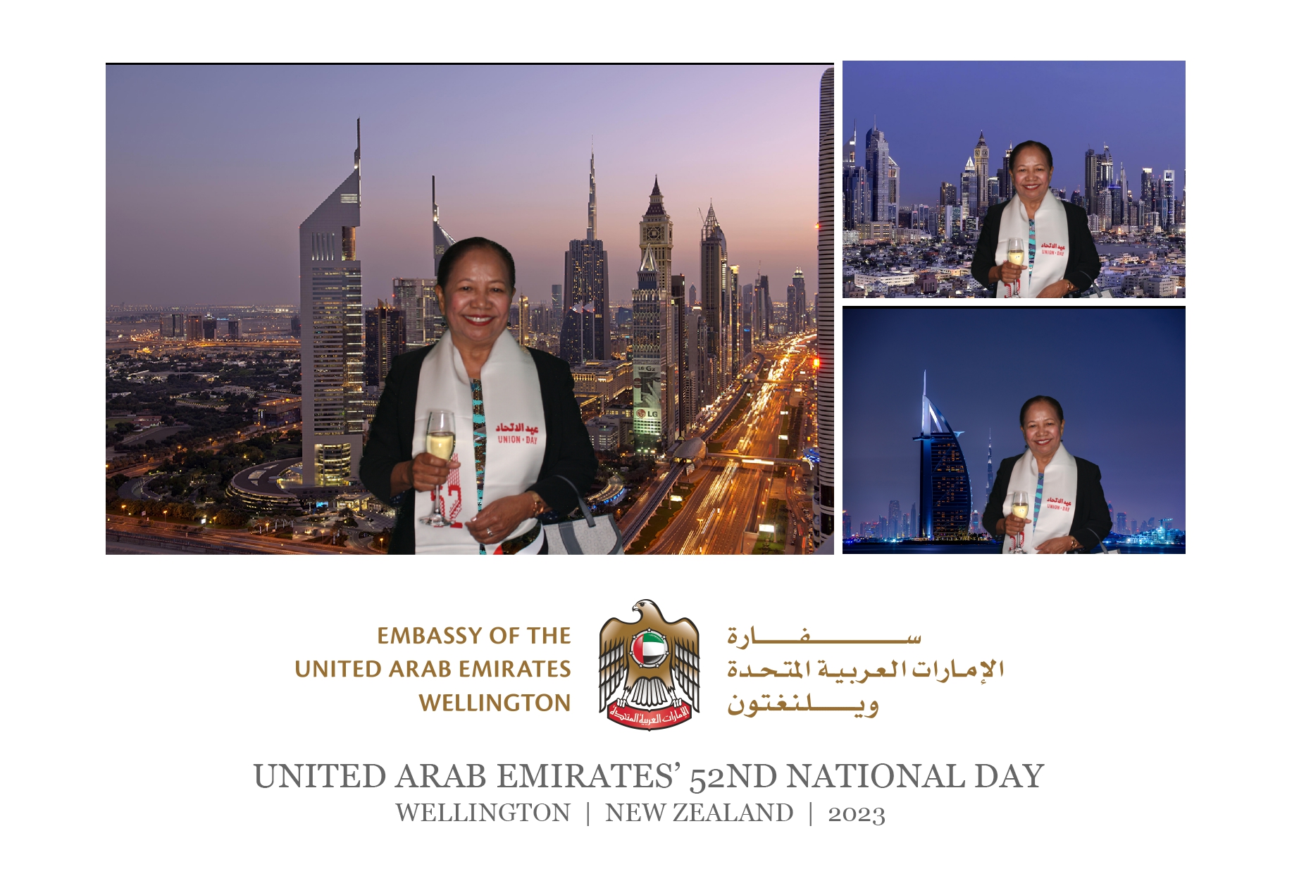 UAE National 52nd National Day Celebration | Wellington 2023 | View more photos from the event at wgtngallery.classicphotobooths.co.nz/u/wgtncpbgallery/UAE-National-52nd-National-Day-Celebration-Wellington-2023