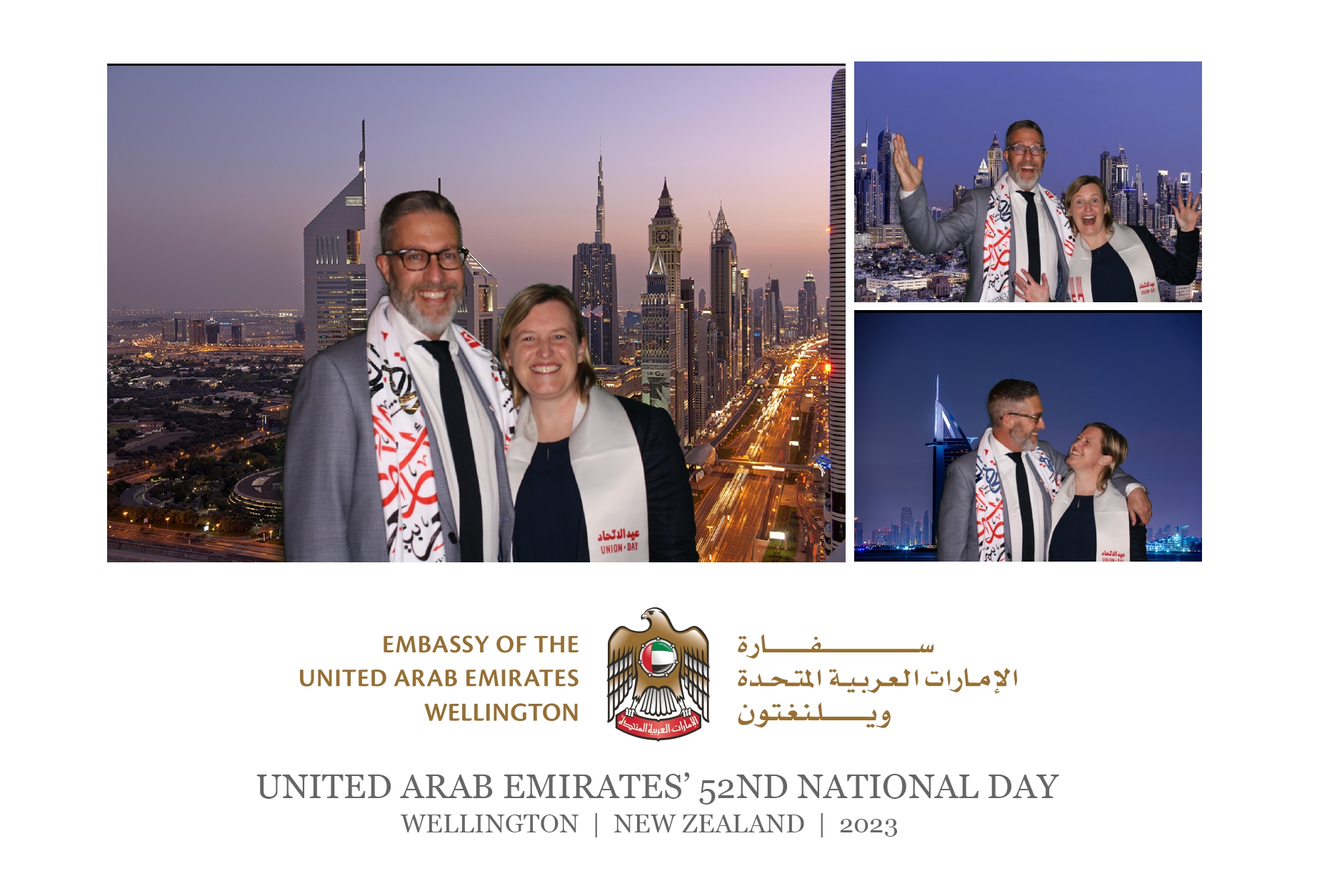 UAE National 52nd National Day Celebration | Wellington 2023 | View more photos from the event at wgtngallery.classicphotobooths.co.nz/u/wgtncpbgallery/UAE-National-52nd-National-Day-Celebration-Wellington-2023