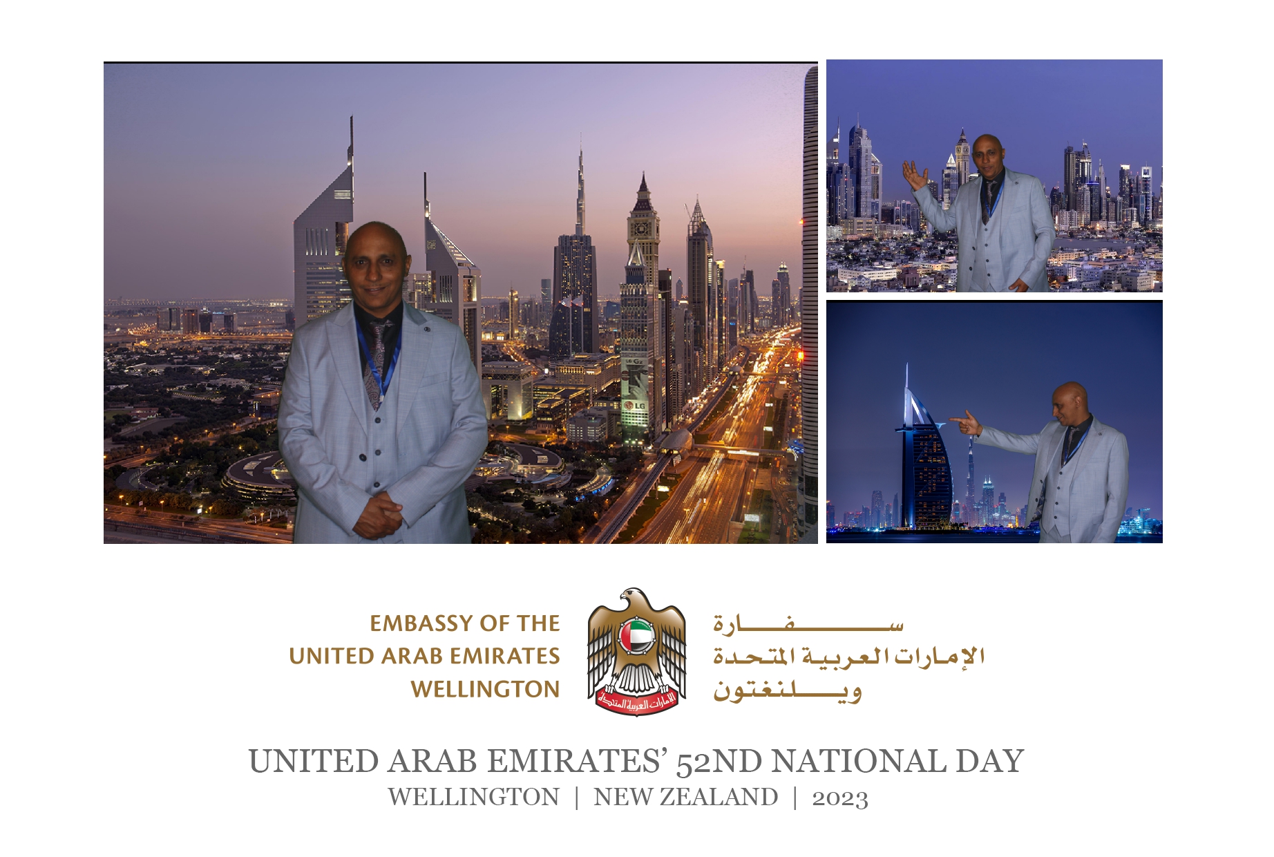 UAE National 52nd National Day Celebration | Wellington 2023 | View more photos from the event at wgtngallery.classicphotobooths.co.nz/u/wgtncpbgallery/UAE-National-52nd-National-Day-Celebration-Wellington-2023