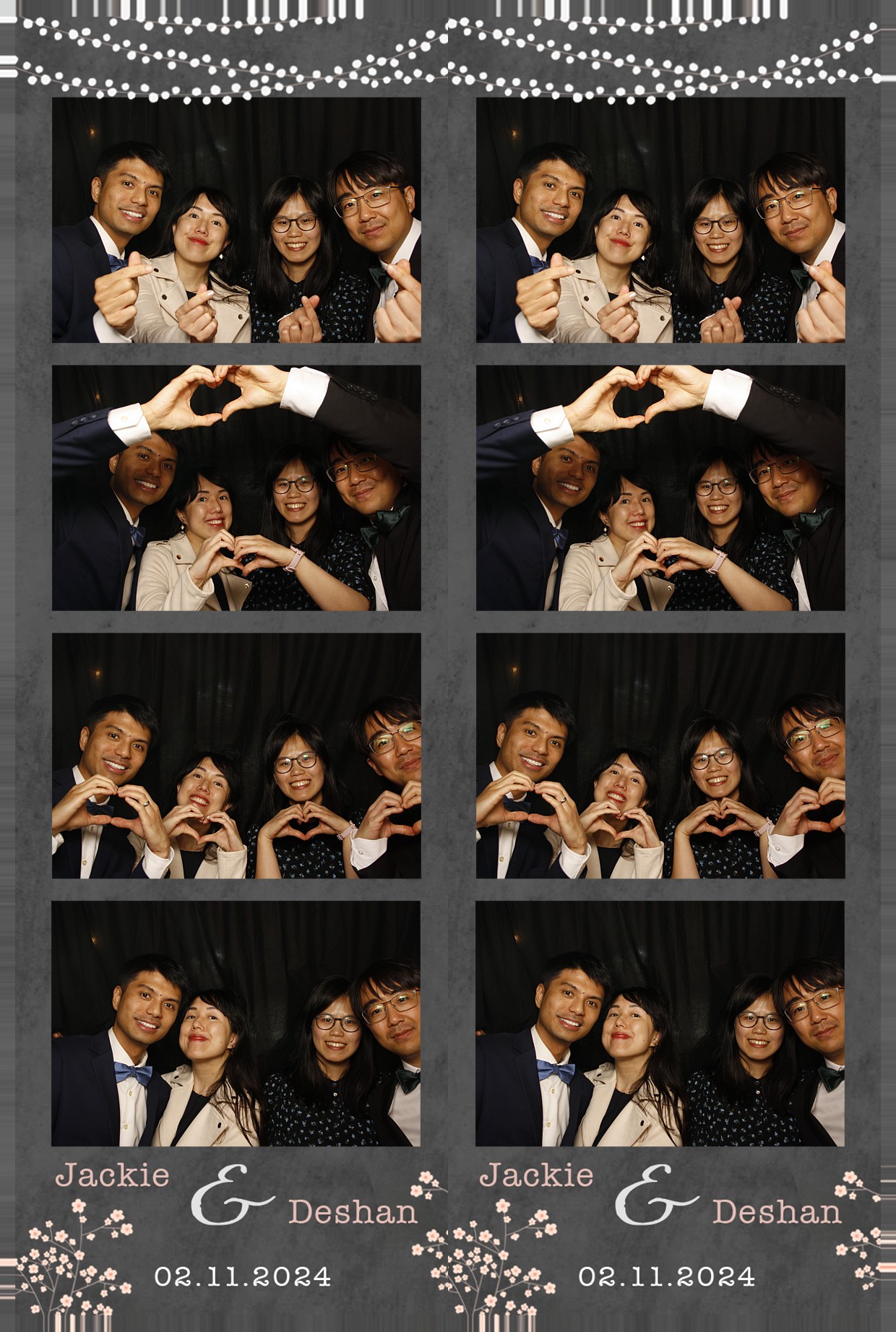 Jackie and Deshan's Wedding | View more photos from the event at wgtngallery.classicphotobooths.co.nz/u/wgtncpbgallery/Jackie-and-Deshans-Wedding