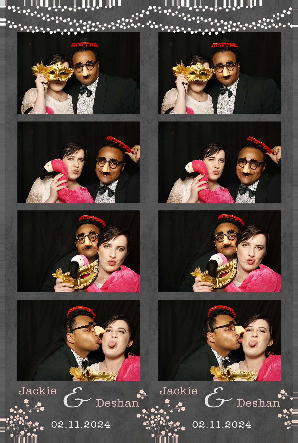 Jackie and Deshan's Wedding | View more photos from the event at wgtngallery.classicphotobooths.co.nz/u/wgtncpbgallery/Jackie-and-Deshans-Wedding