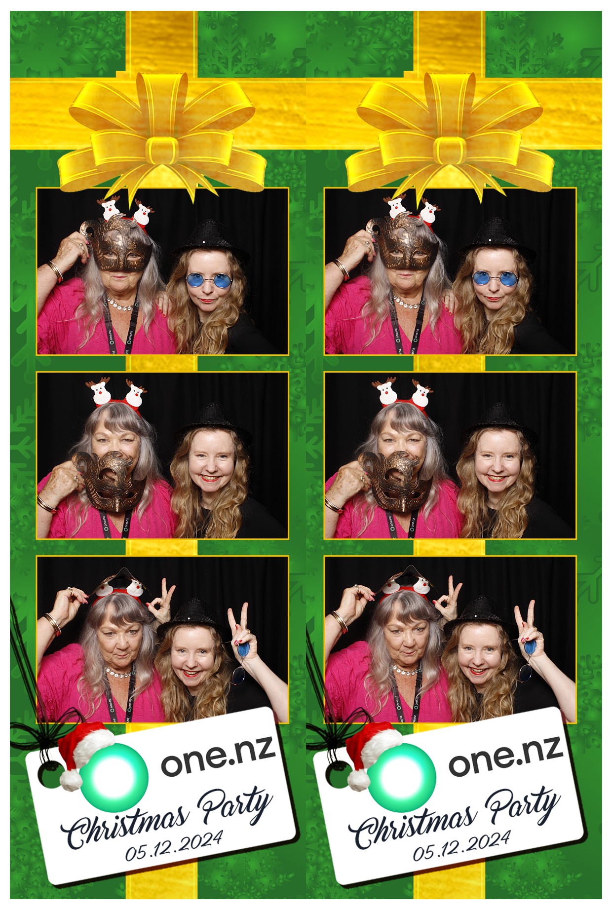 One Christmas 2024 - Wellington | View more photos from the event at wgtngallery.classicphotobooths.co.nz/u/wgtncpbgallery/One-Christmas-2024-Wellington